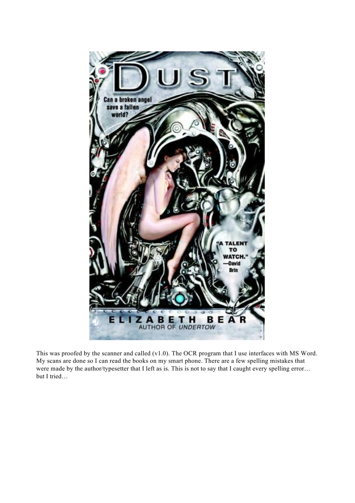 Bear, Elizabeth - Dust