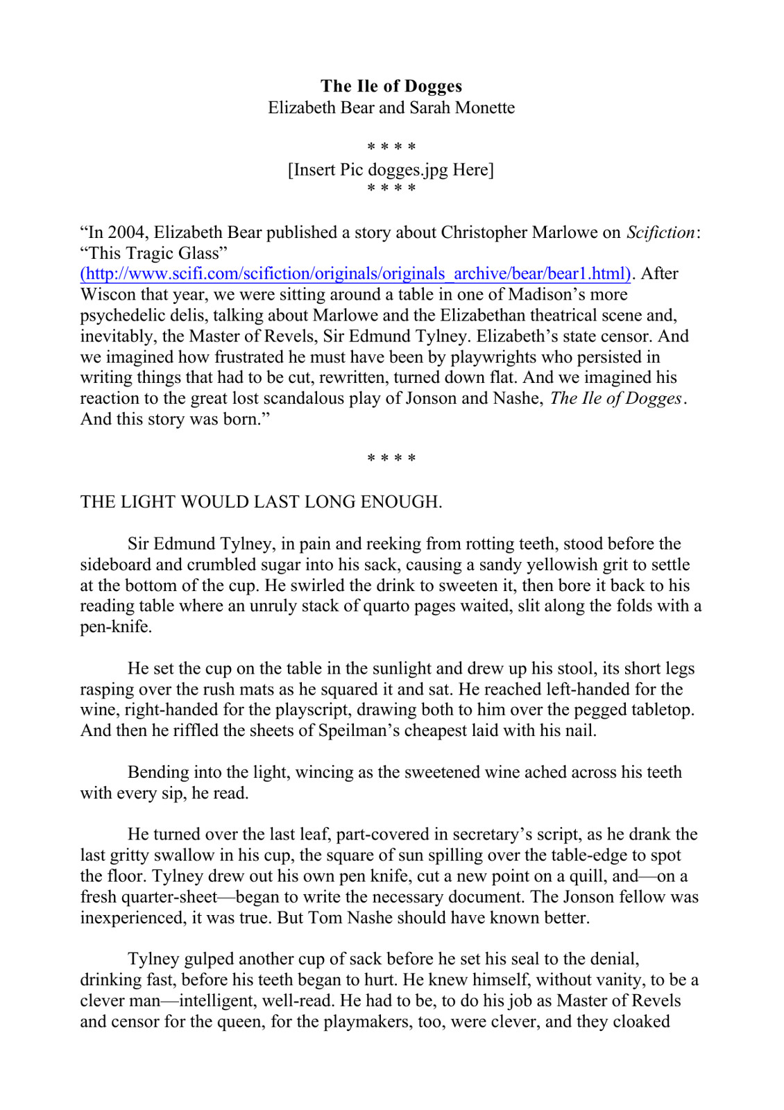 Bear, Elizabeth - The Ile of Dogges