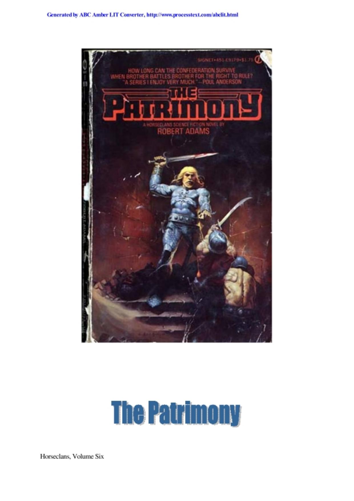 Adams, Robert - Horseclans 06 - The Patrimony