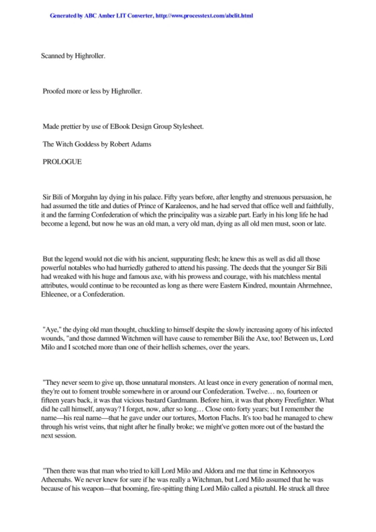 Adams, Robert - Horseclans 09 - The Witch Godess