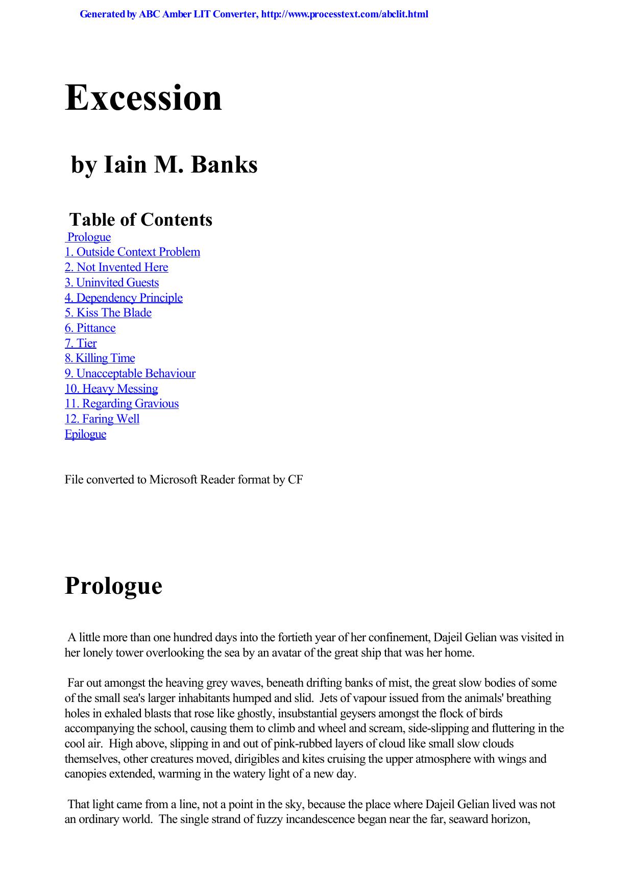 Banks, Iain - Culture 05 - Excession