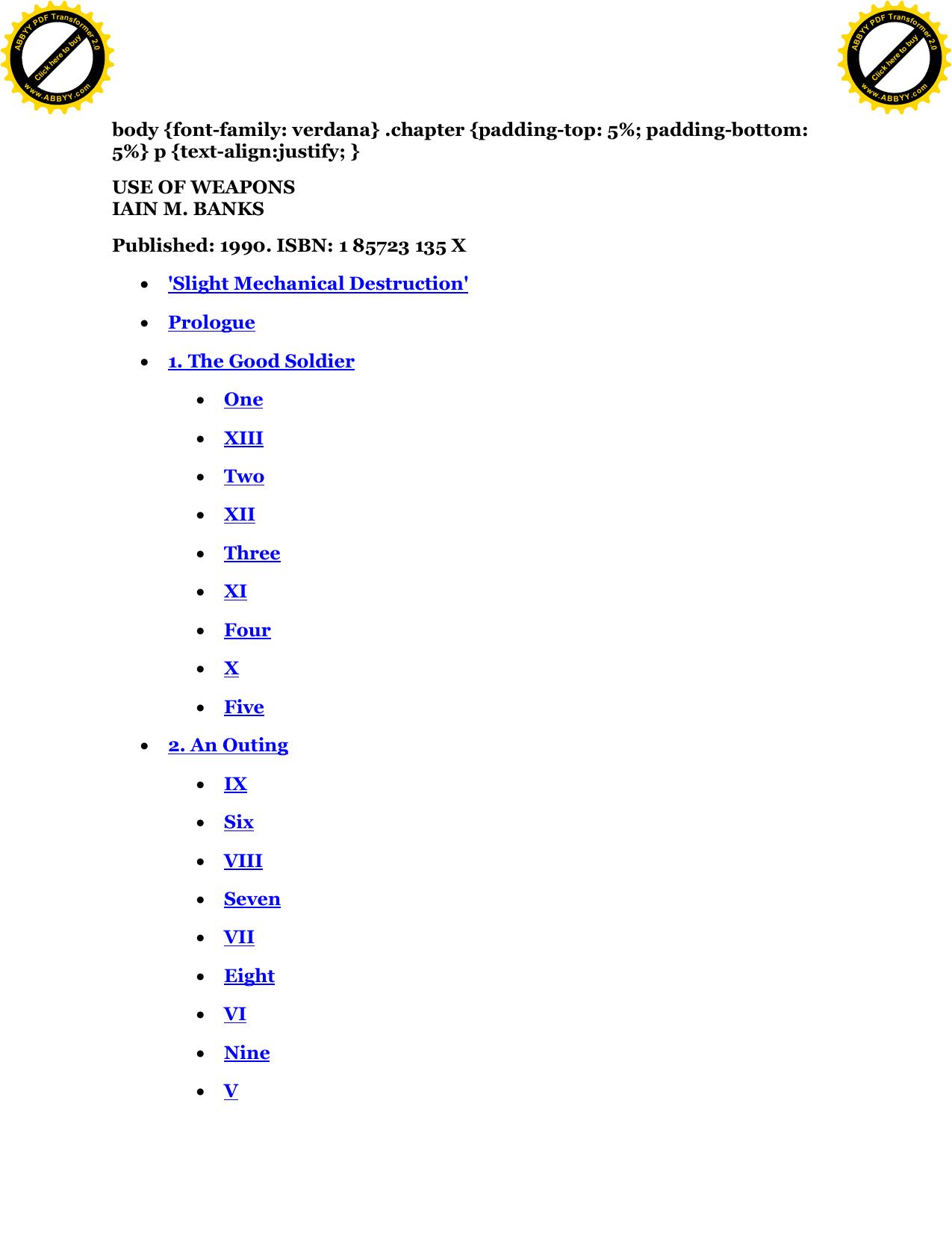 Banks, Iain - Culture 04 - Use of Weapons