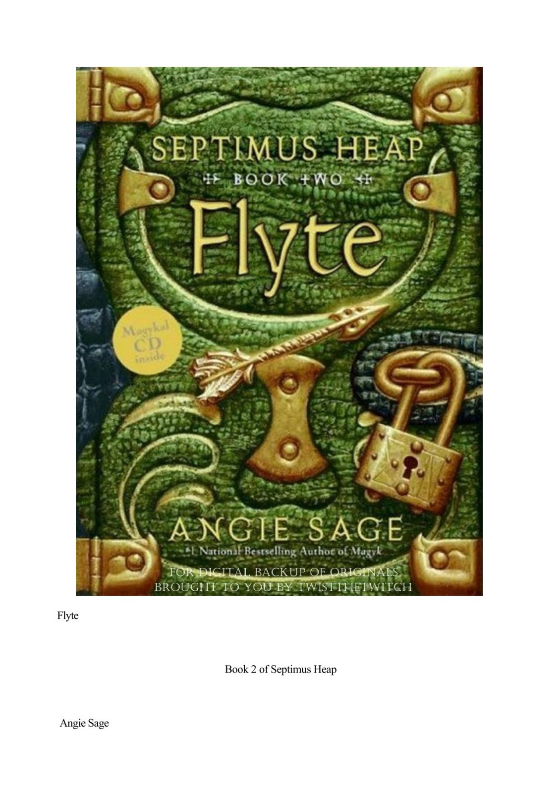 Sage, Angie - Septimus Heap Book 02 -Flyte