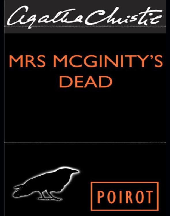 Christie, Agatha - Mrs McGinty's Dead