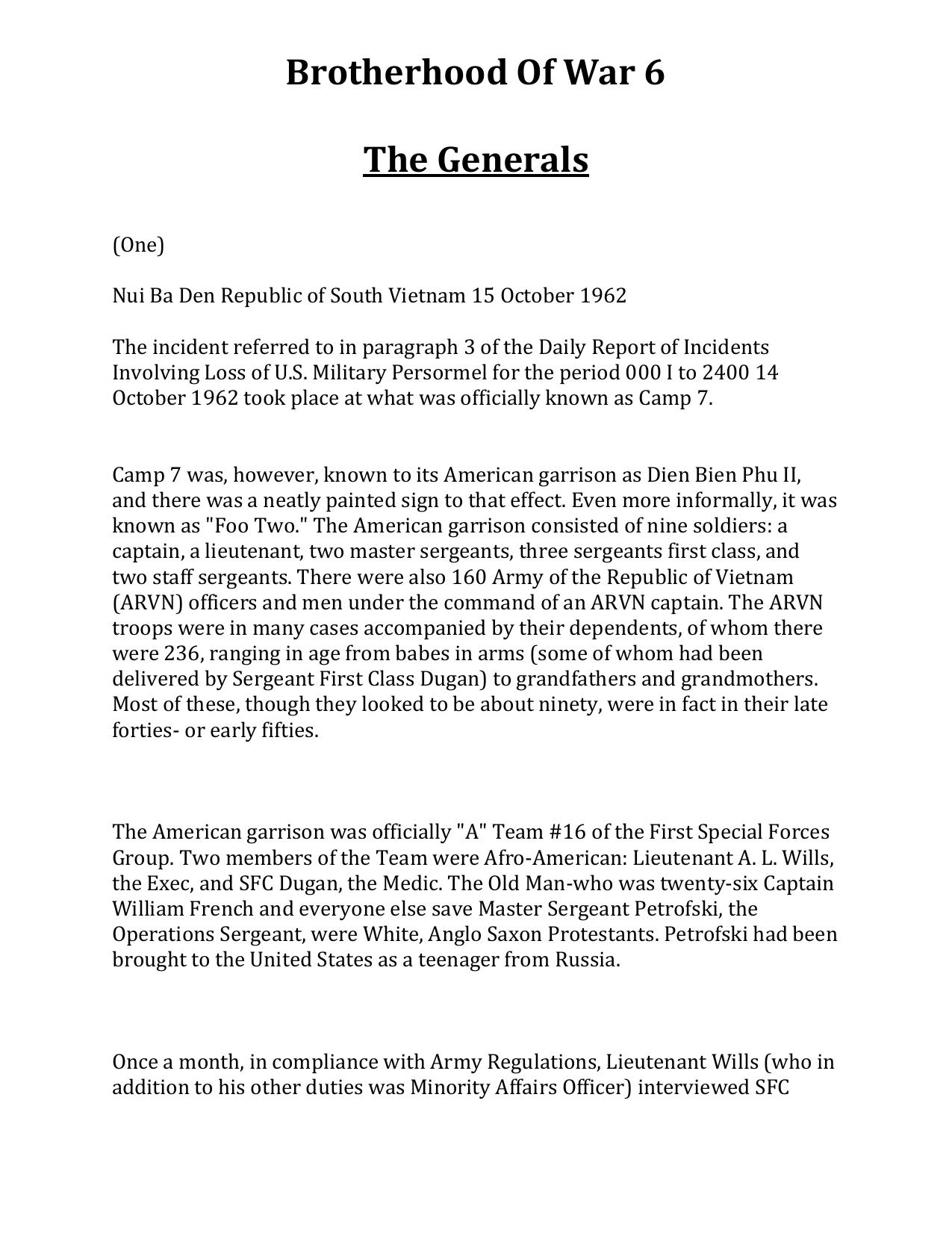 Griffin, W.E.B. - Brotherhood Of War 06 - The Generals