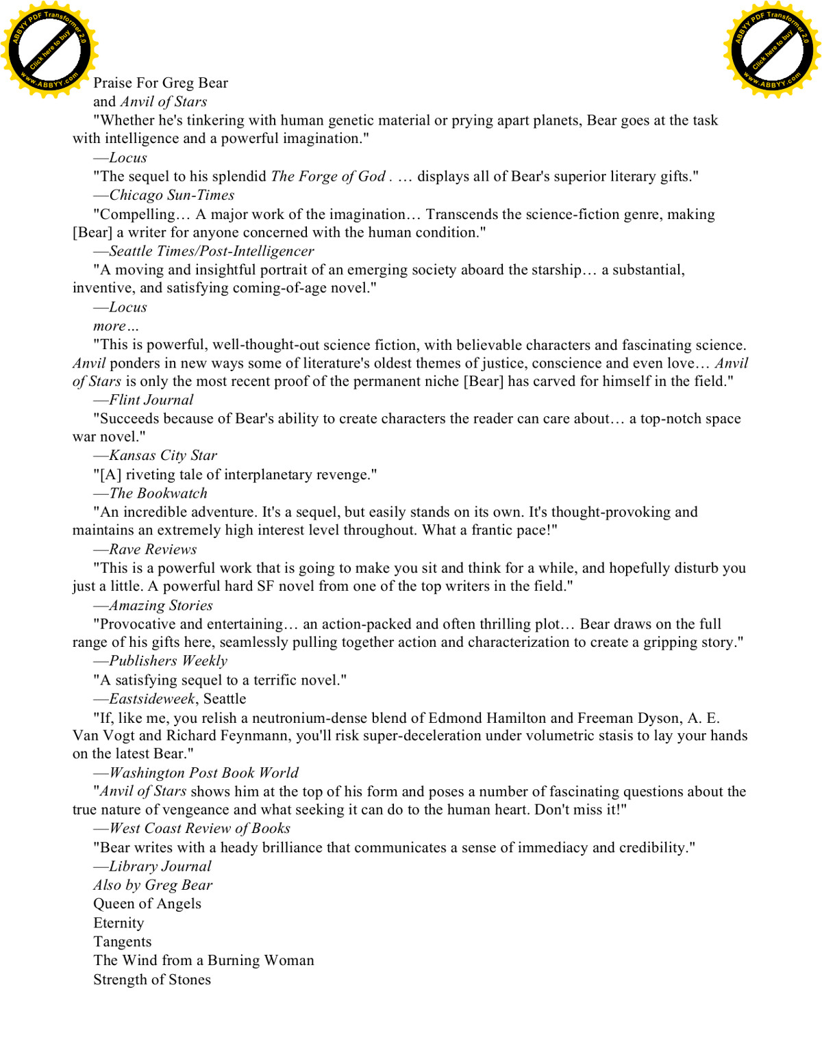 Bear, Greg - Forge of God 02