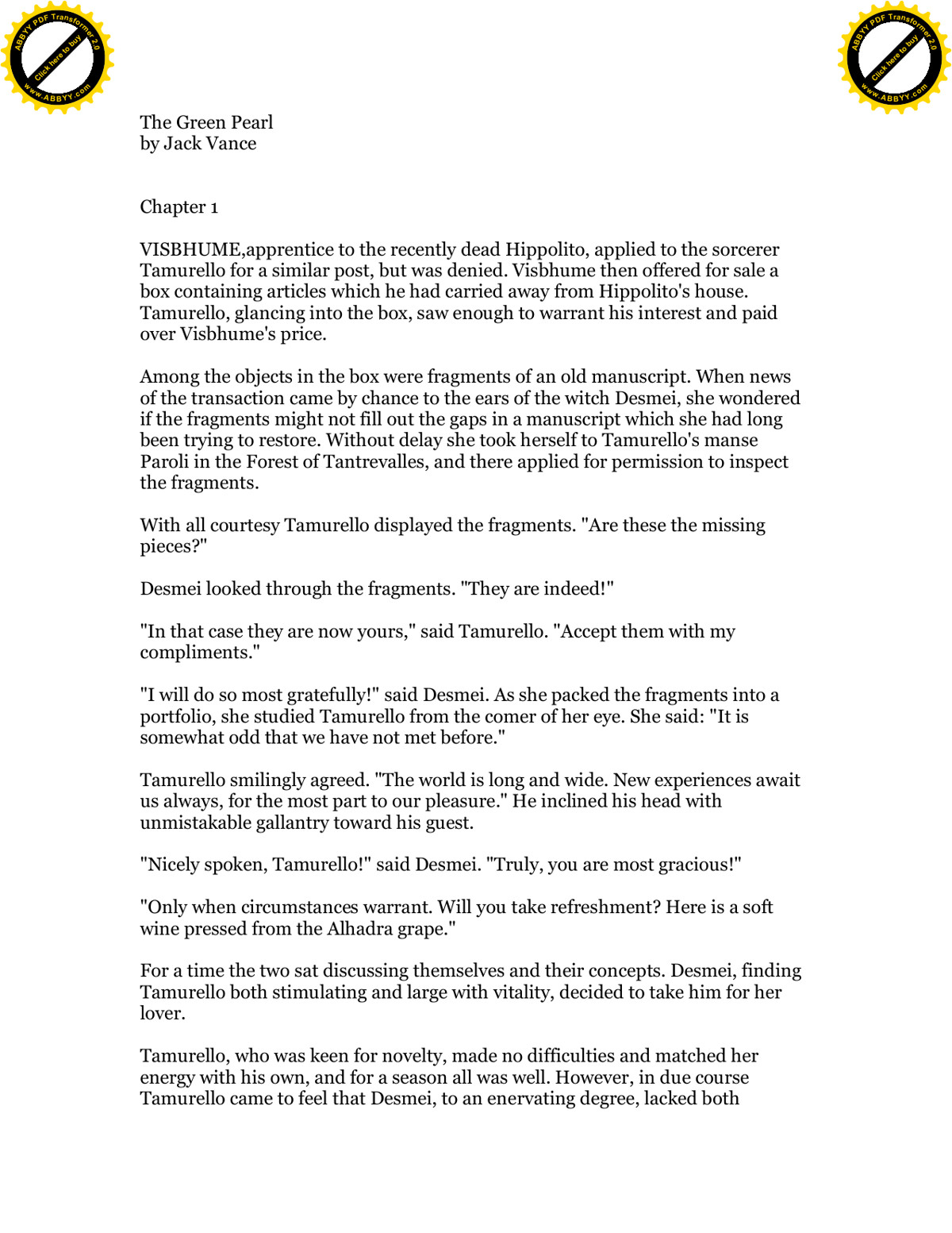 Vance, Jack - Elder Isles 02