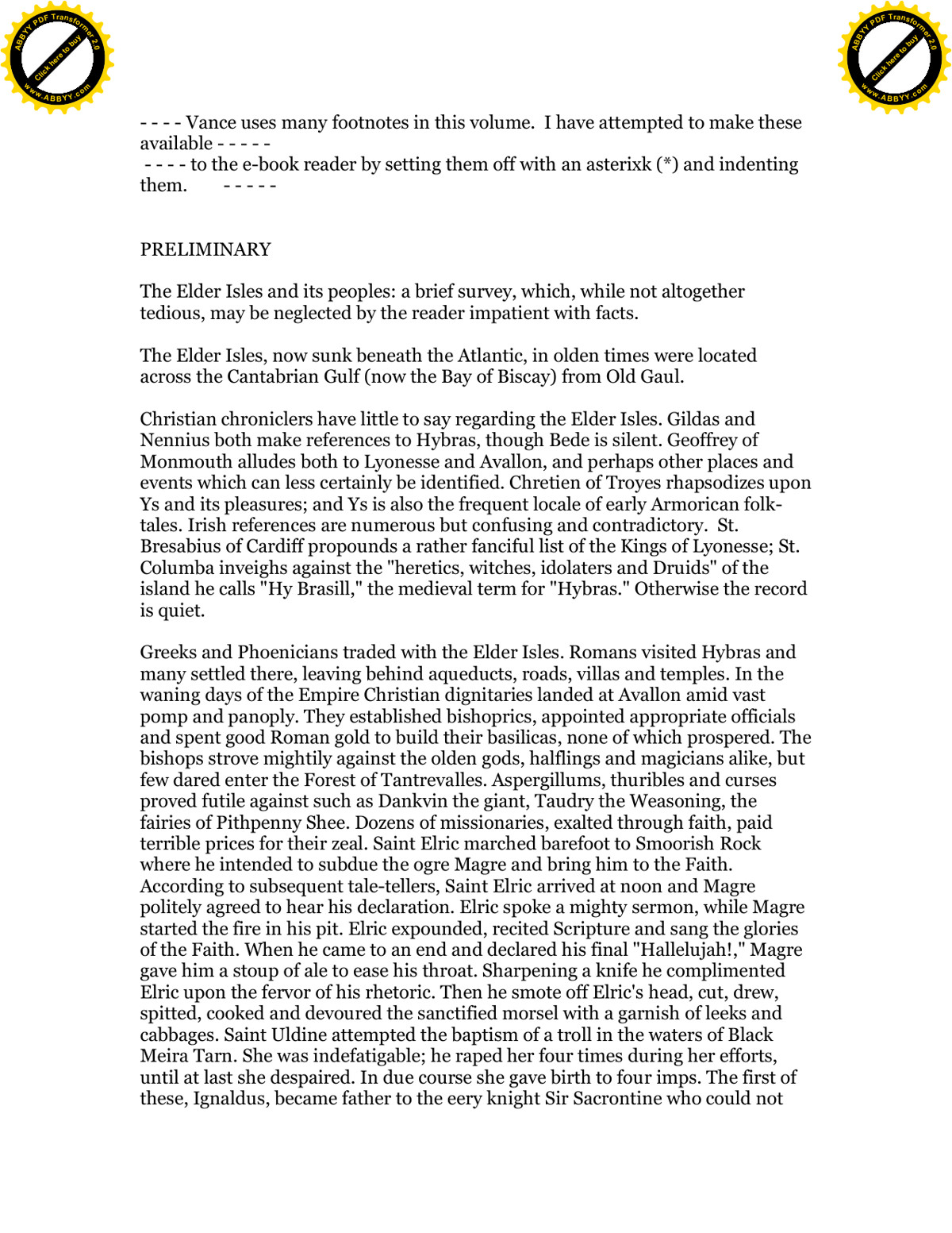 Vance, Jack - Elder Isles 01