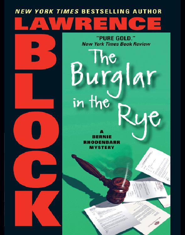 Block, Lawrence - The Burglar in the Rye
