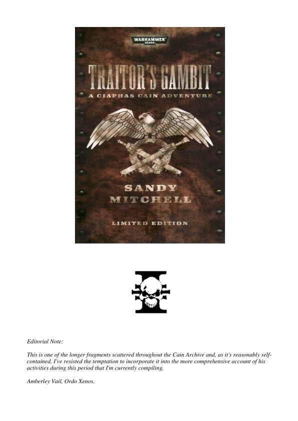 Mitchell, Sandy - Ciaphas Cain Short 02 - Traitor's Gambit