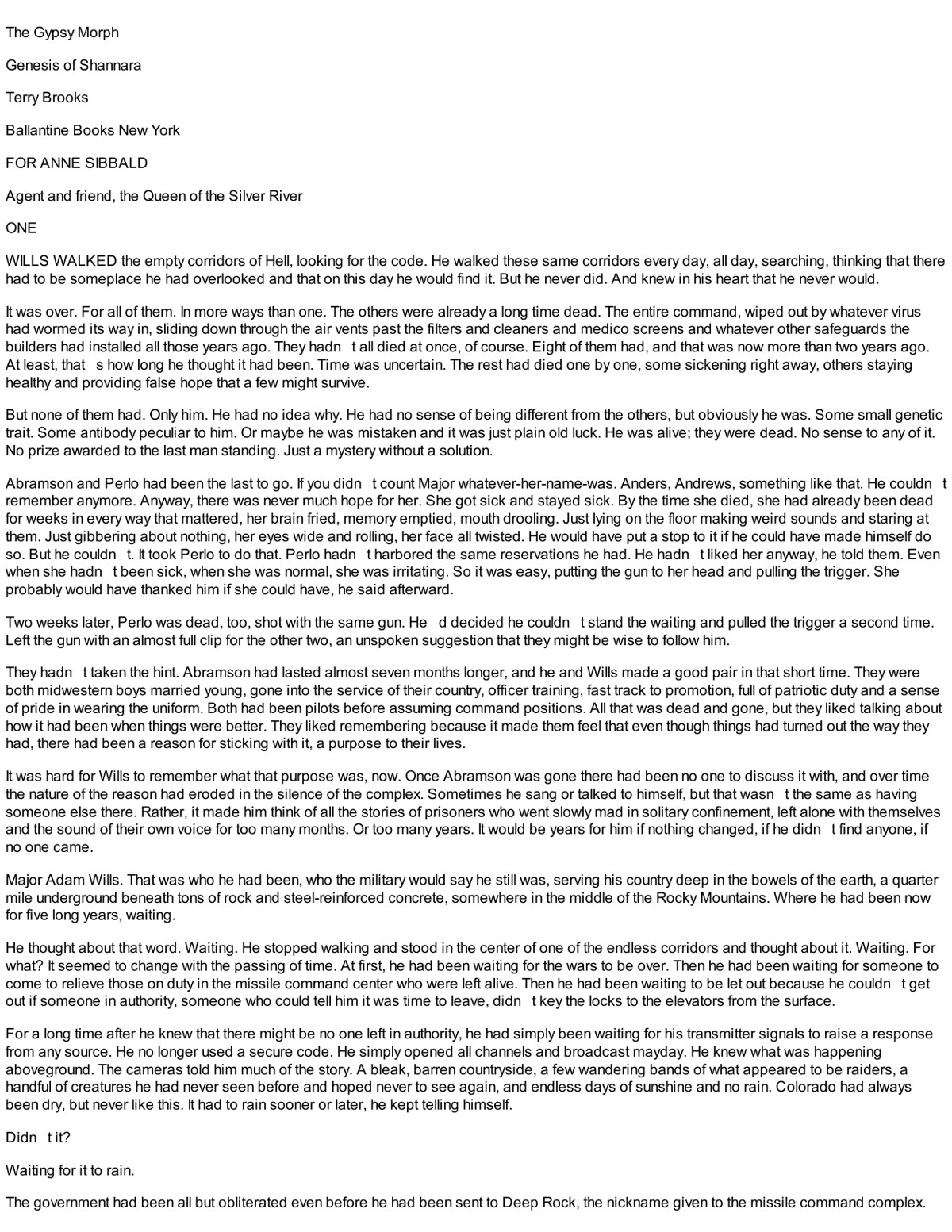 Brooks, Terry - Genesis of Shannara 03