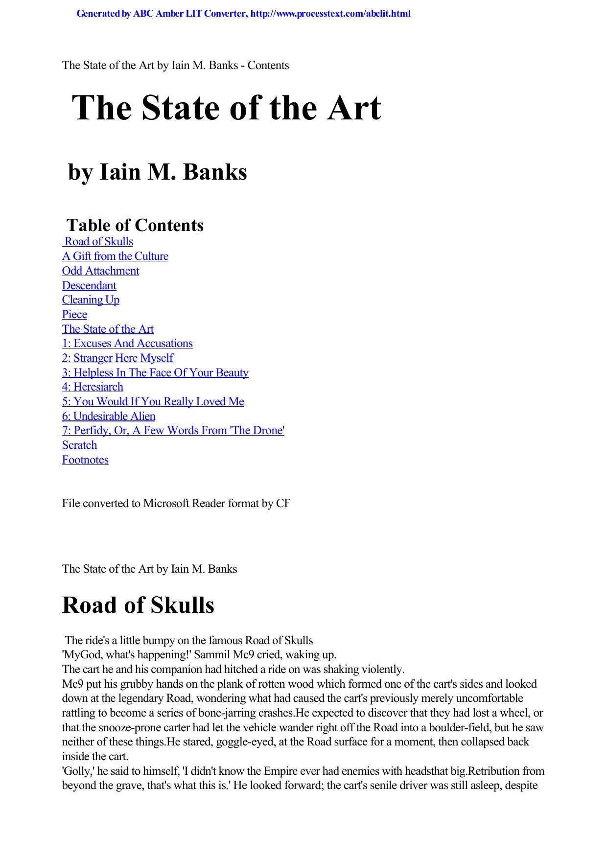 Banks, Iain - Culture 03 - State of the Art