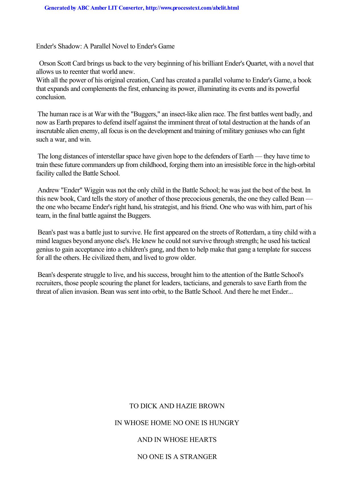 Card, Orson Scott - Ender's Saga 05 - Ender's Shadow