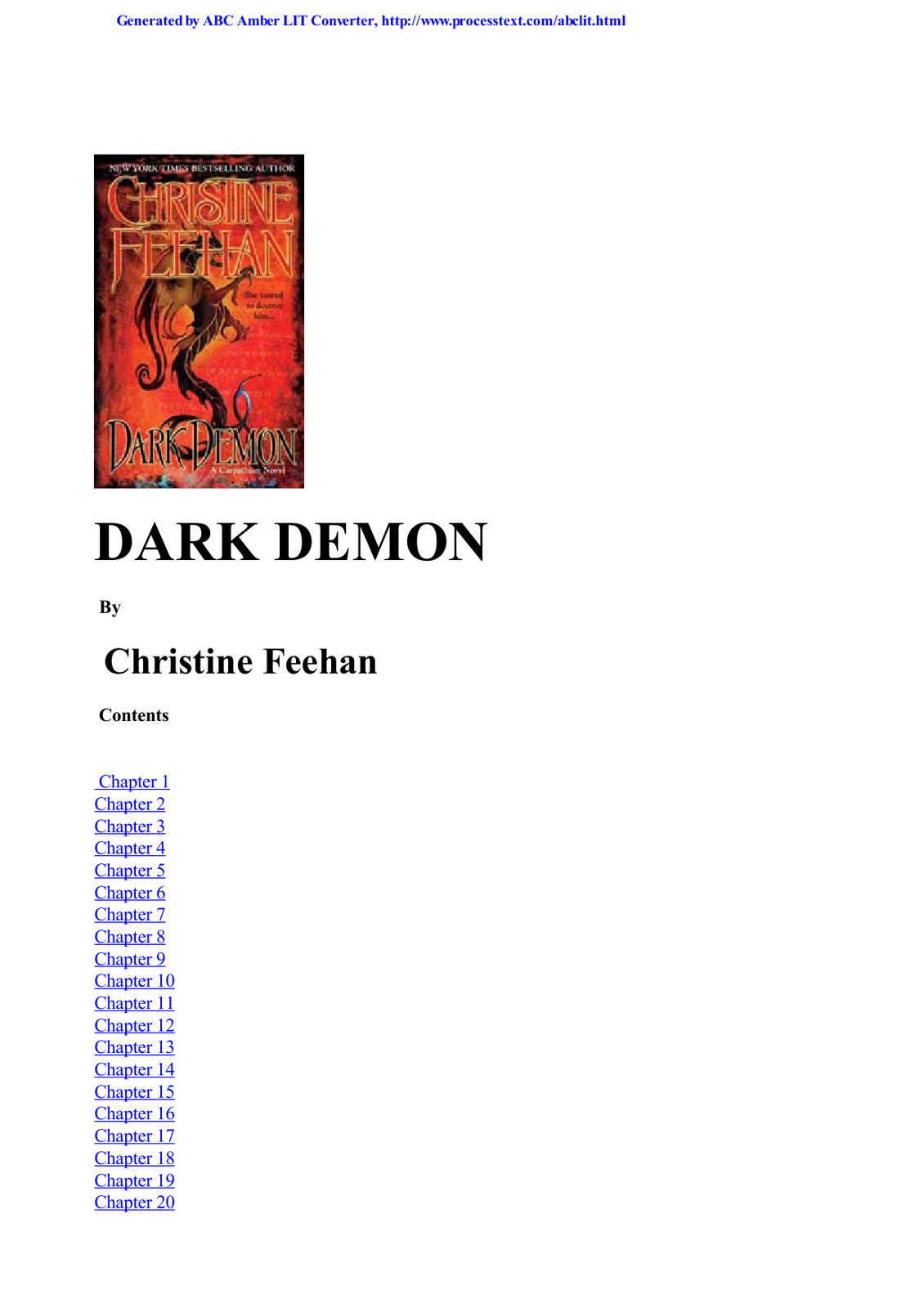 Feehan, Christine - Dark 16