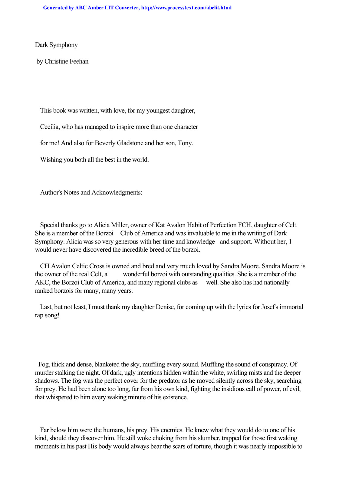 Feehan, Christine - Dark 10