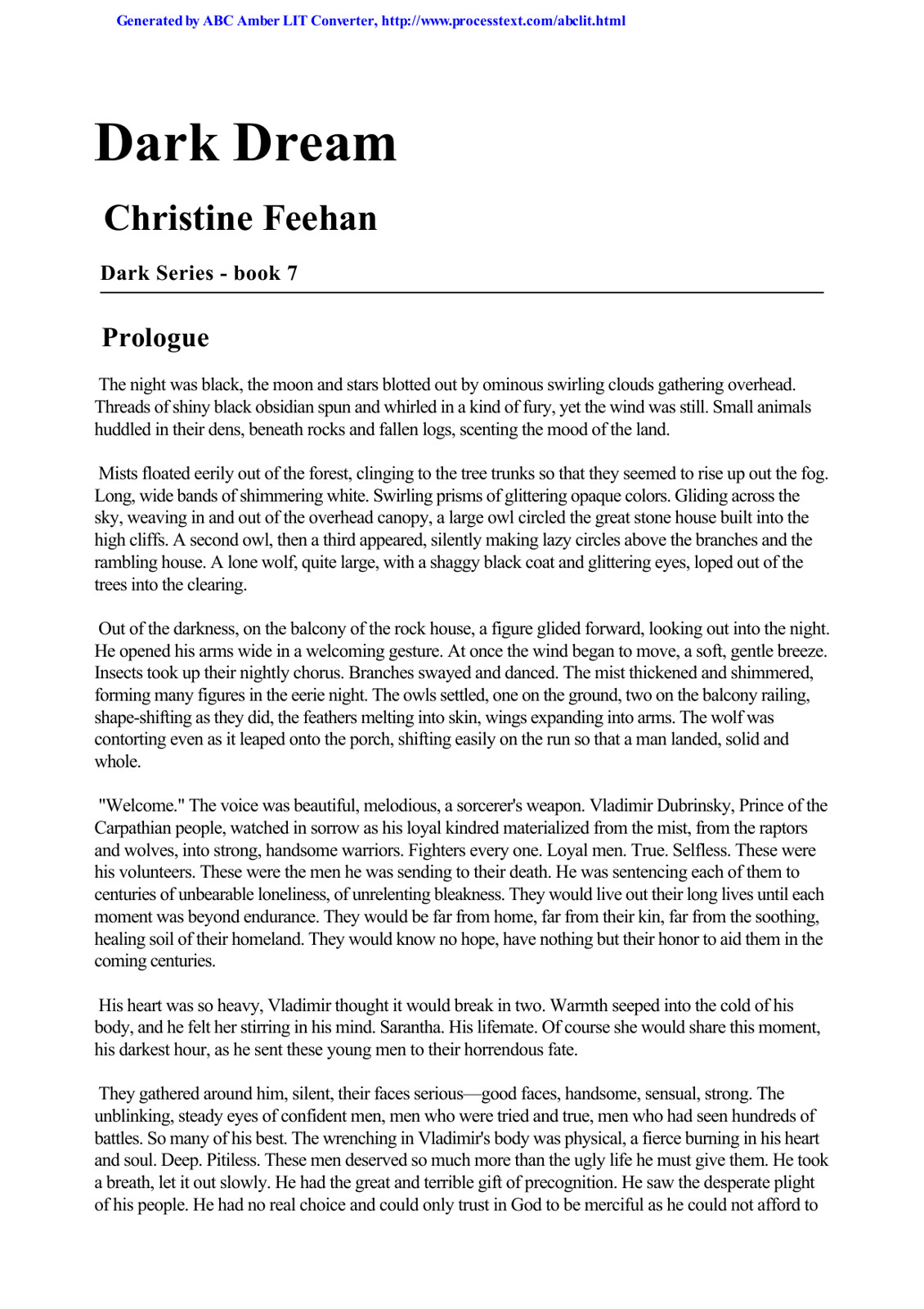Feehan, Christine - Dark 07