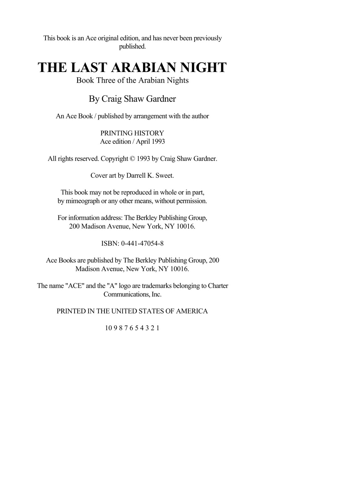 Gardner, Craig Shaw - Arabian Nights 03