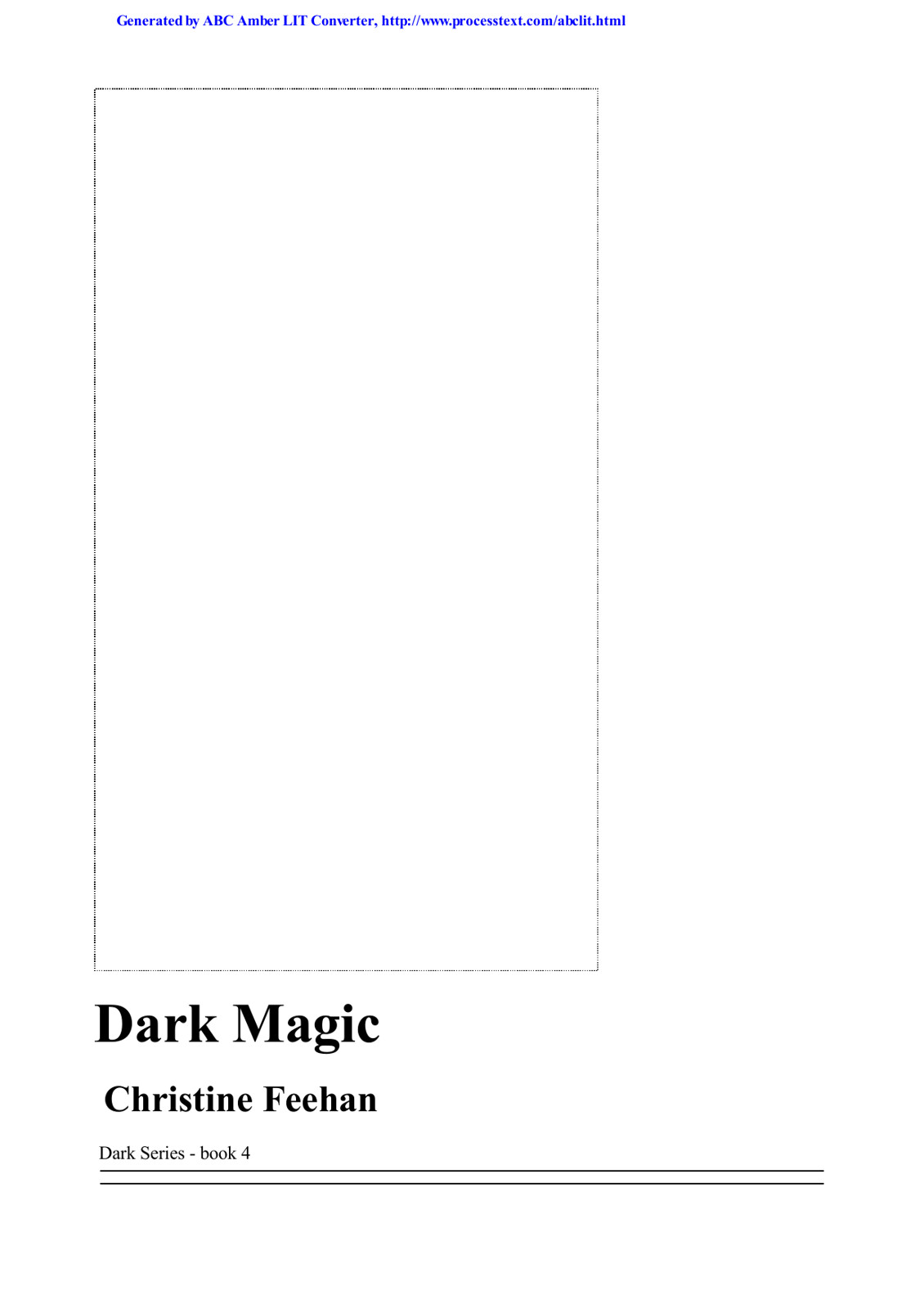 Feehan, Christine - Dark 04