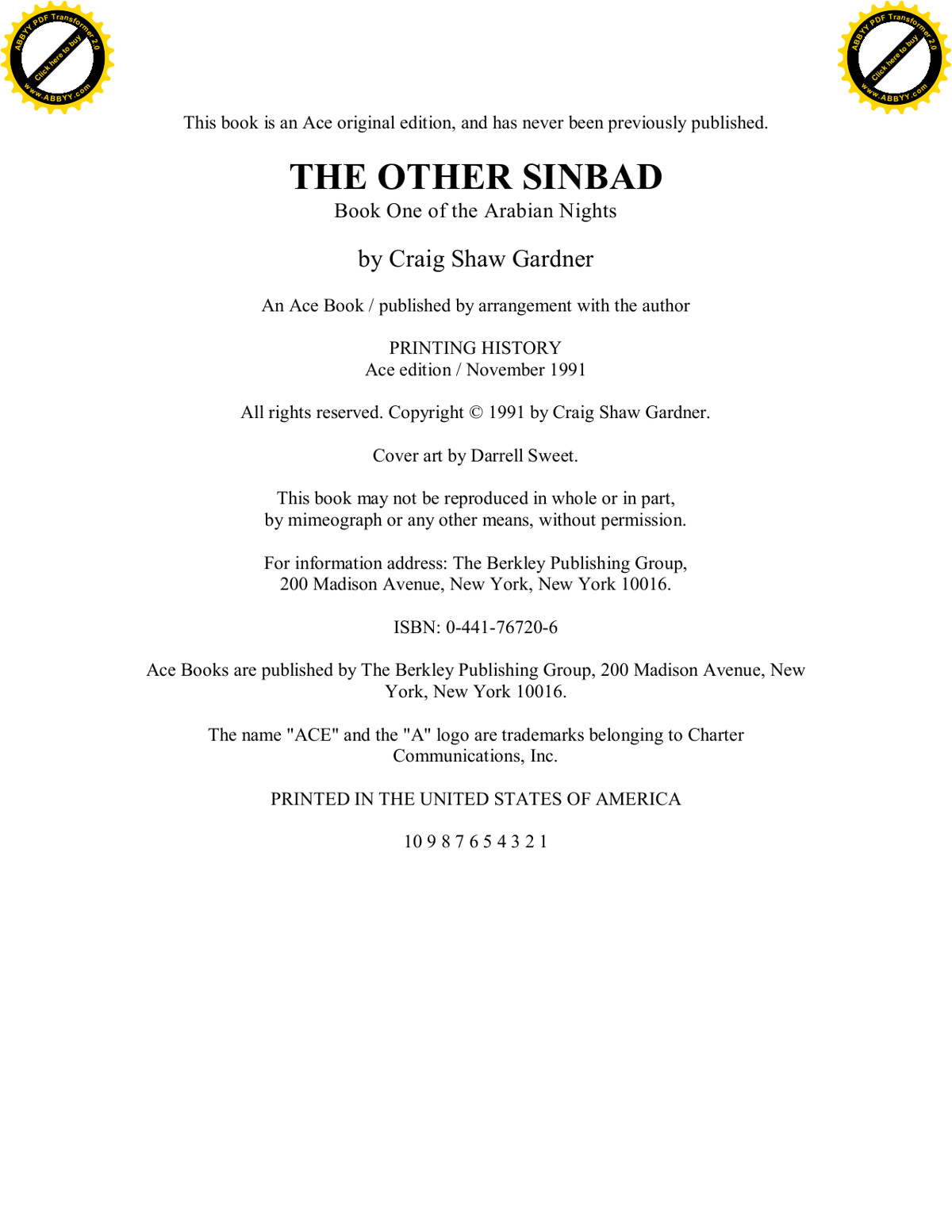 Gardner, Craig Shaw - Arabian Nights 01