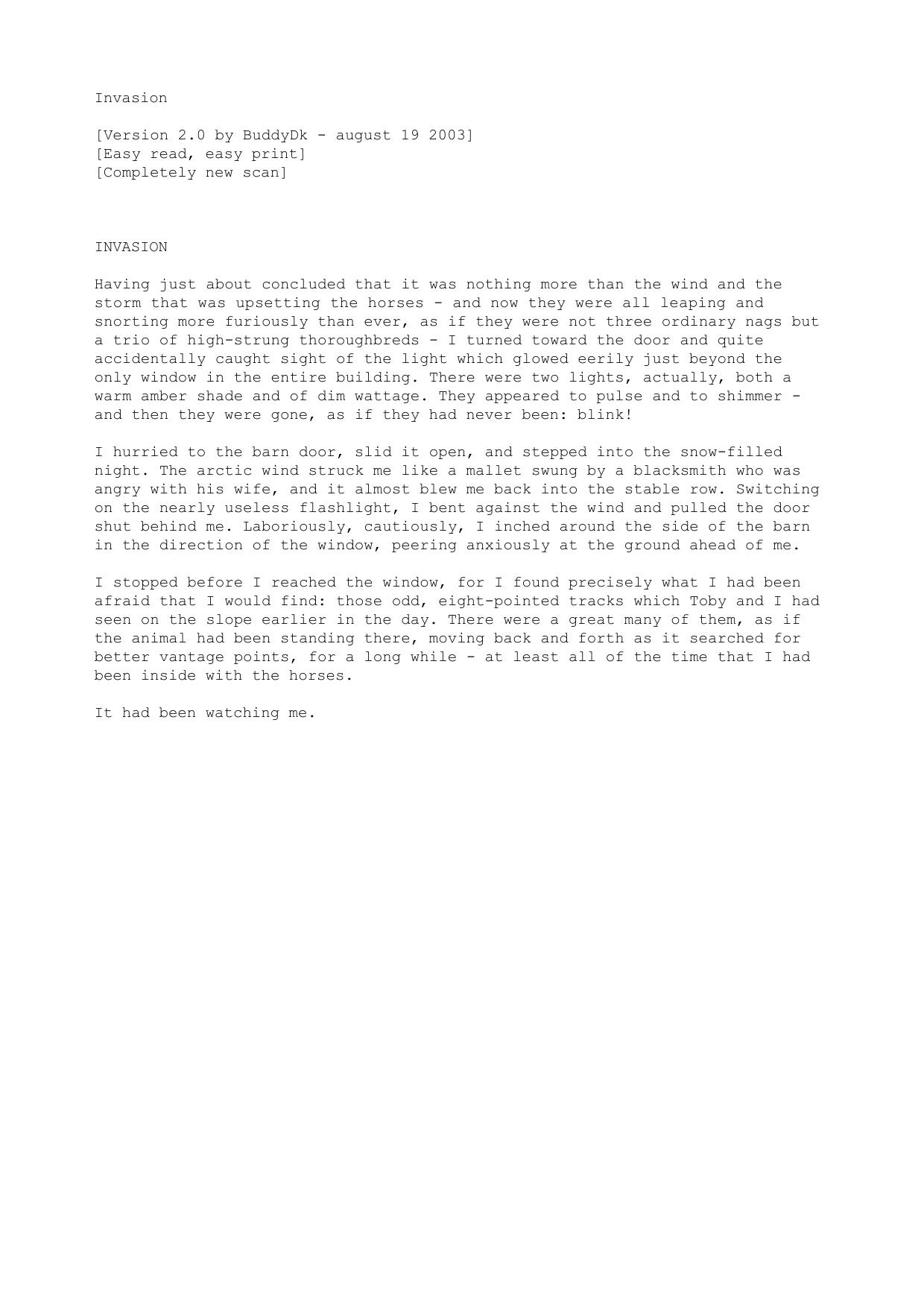 Koontz, Dean - Invasion