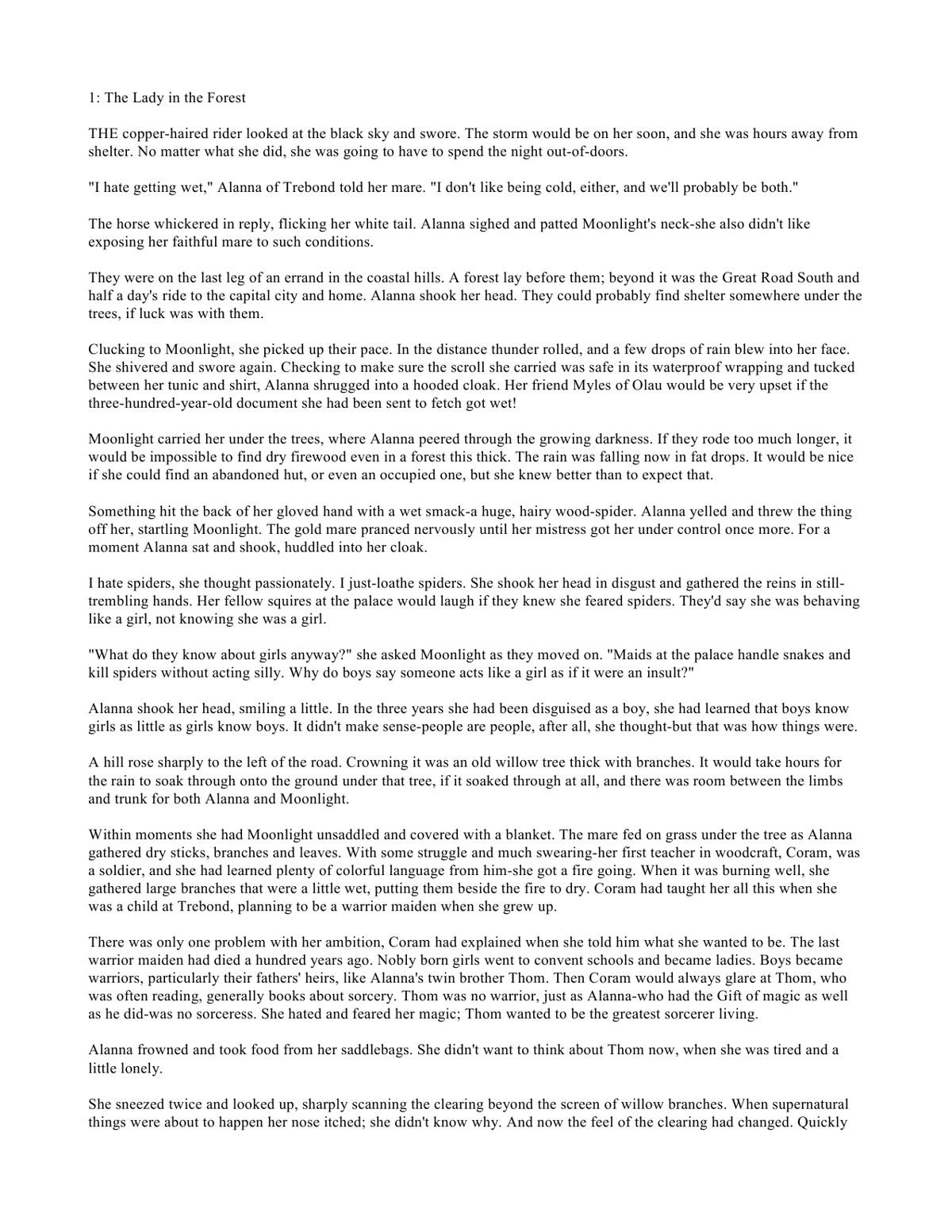 Pierce, Tamora - The Song Of The Lioness Quartet 02 - Alanna