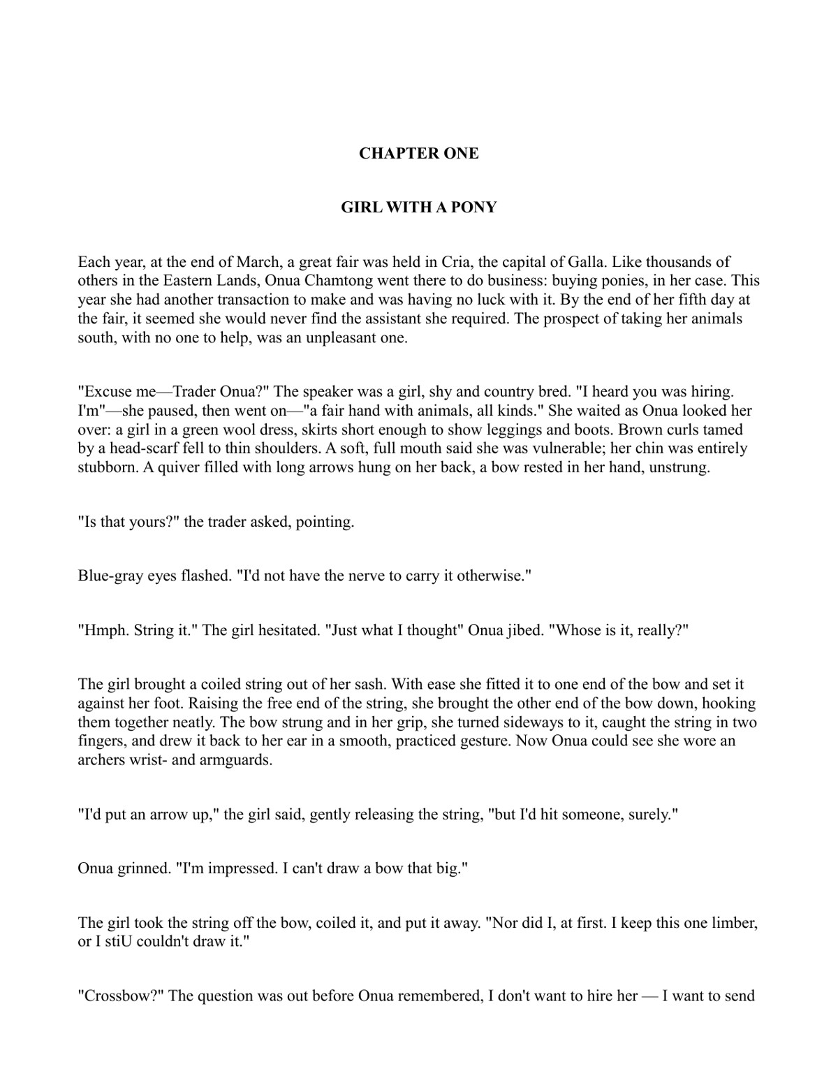 Pierce, Tamora - The Immortals - 01