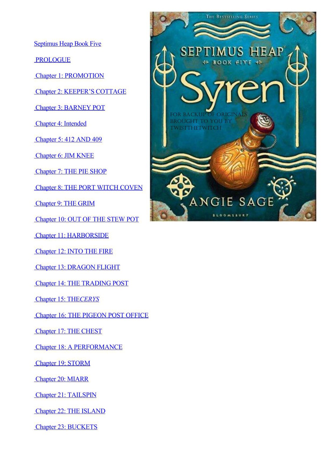 Sage, Angie - Septimus Heap Book 05 -Syren