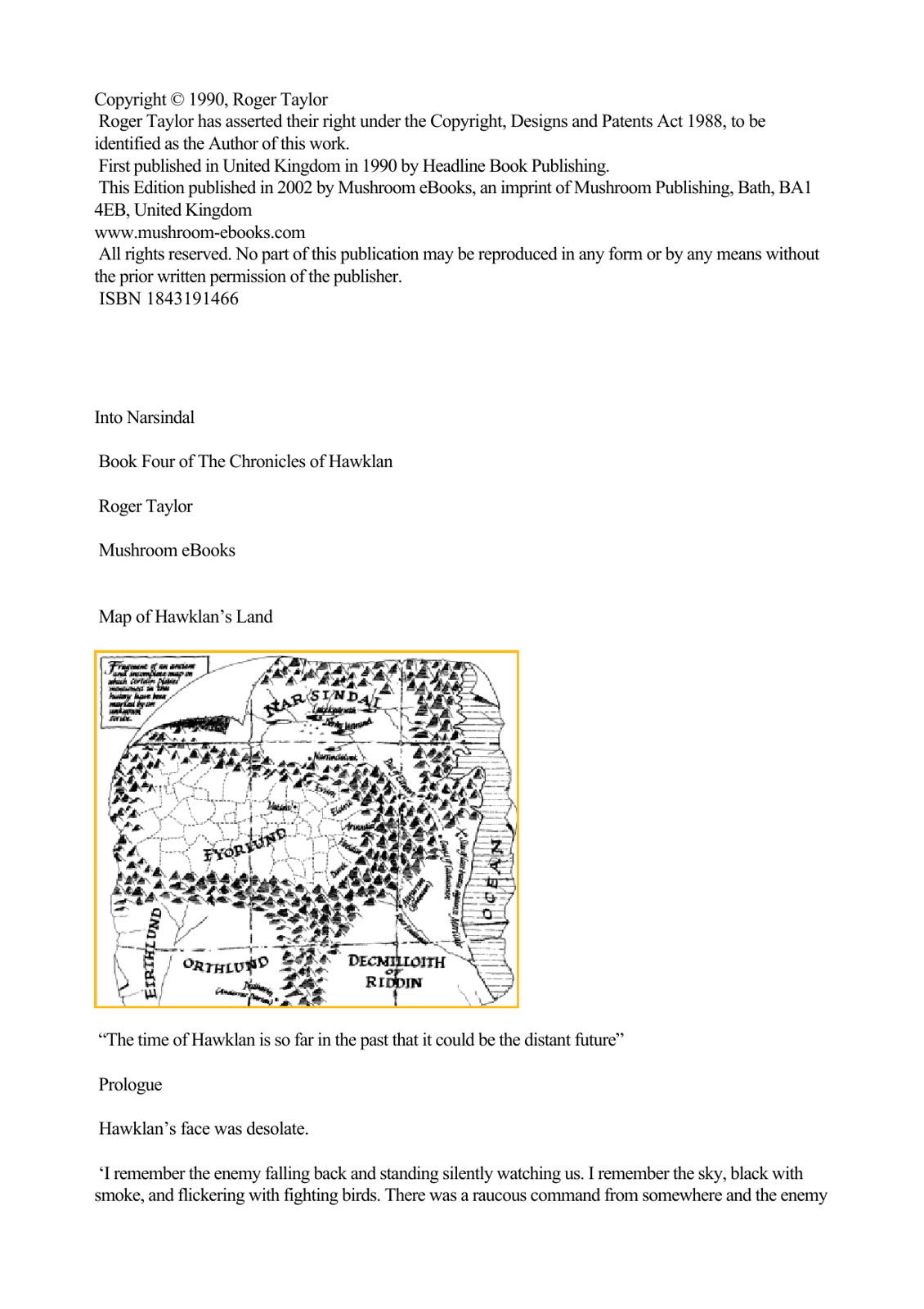 Taylor, Roger - Hawklan 4