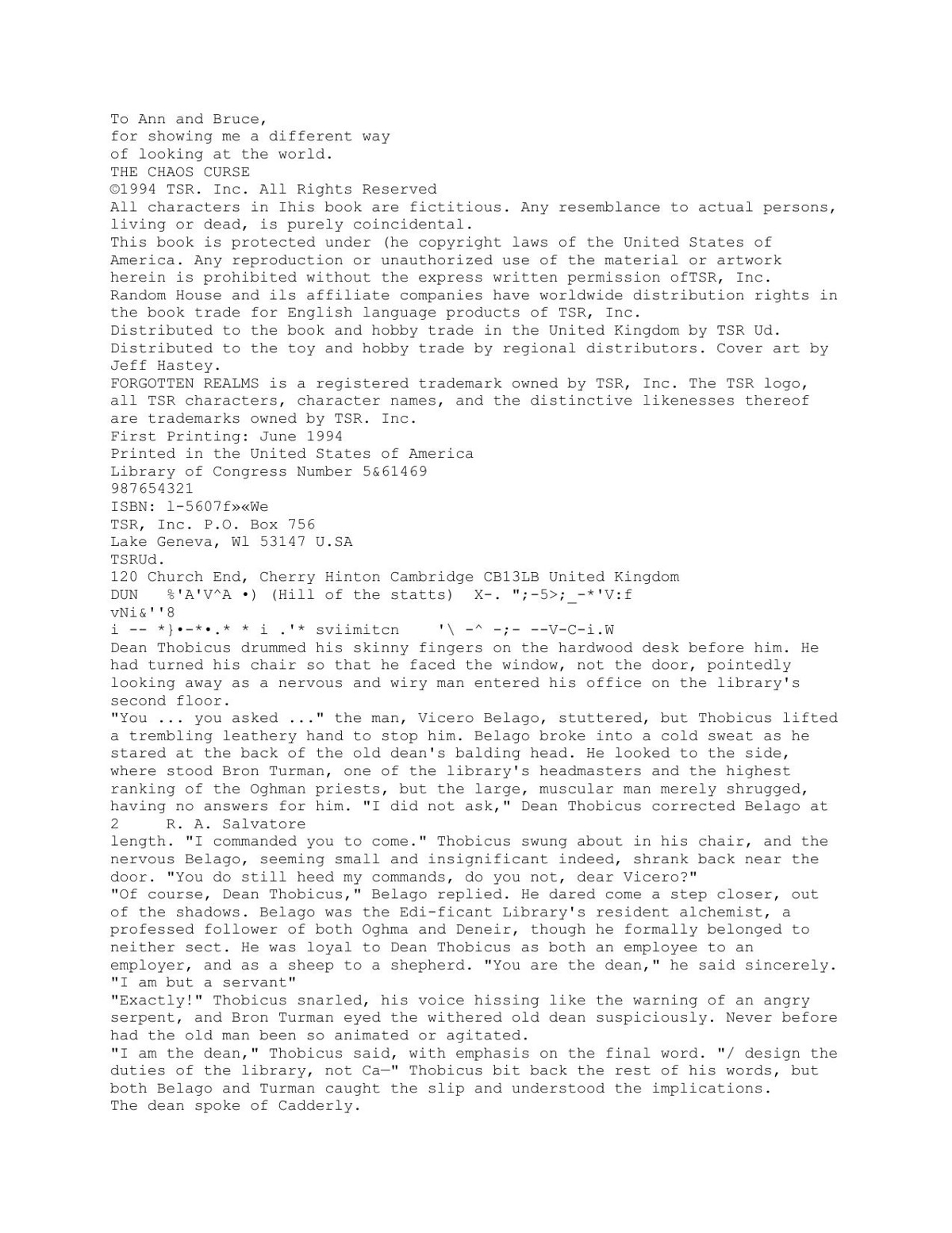 Salvatore, R.A - Cleric Quintet 05