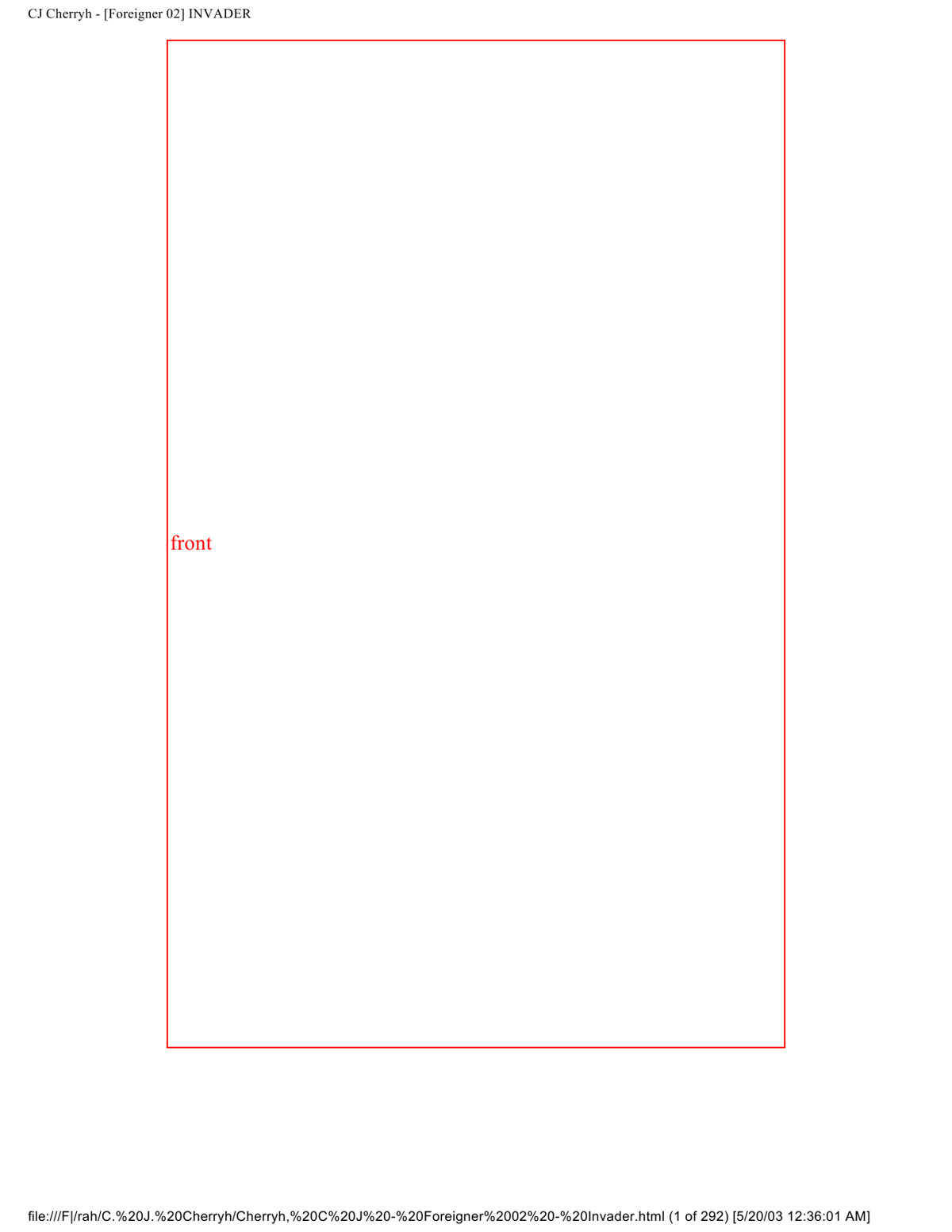 Cherryh, C. J. - Foreigner 02