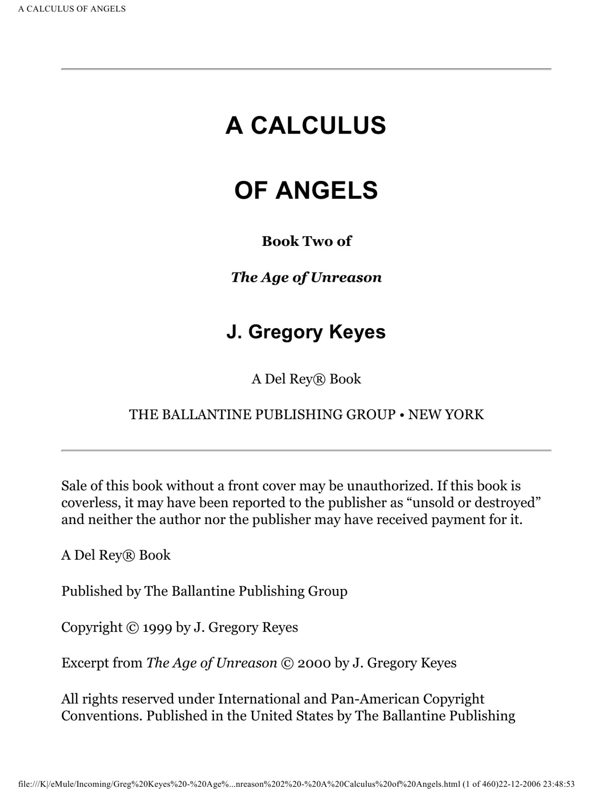 Keyes, Greg - The Age of Unreason 02