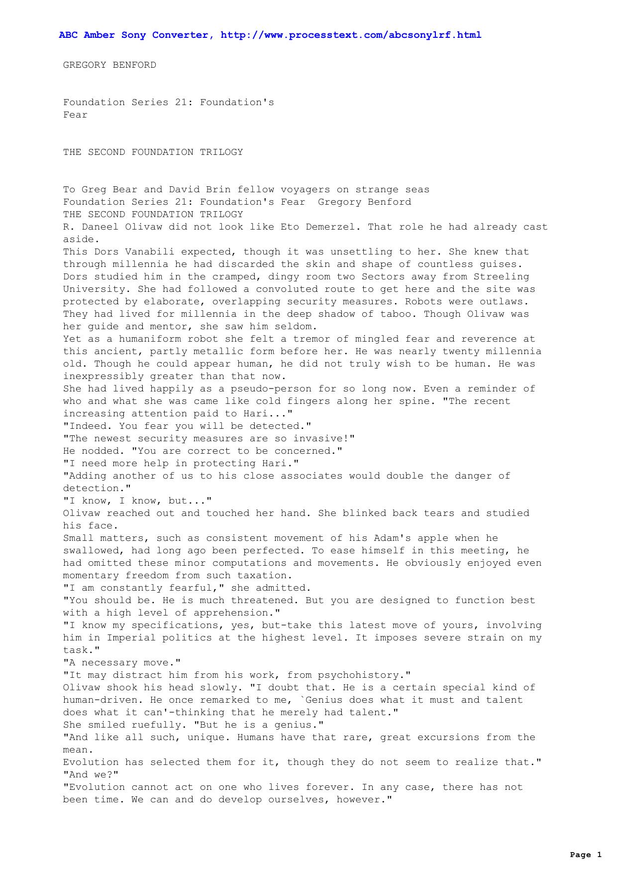 Asimov, Isaac - Foundation Series 21 Foundations