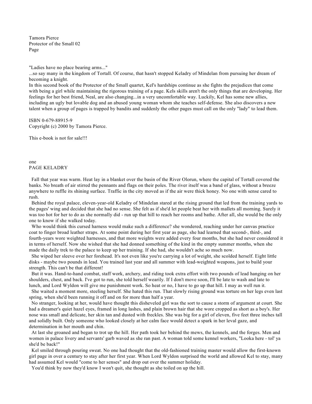 Pierce, Tamora - Protector 02