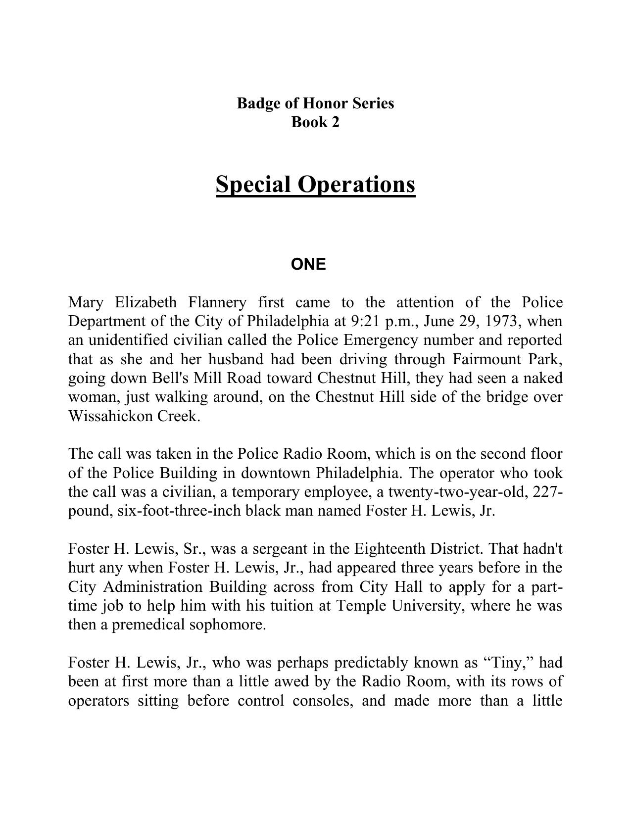 Griffin, W.E.B. - Badge of Honor 02 - Special Operations