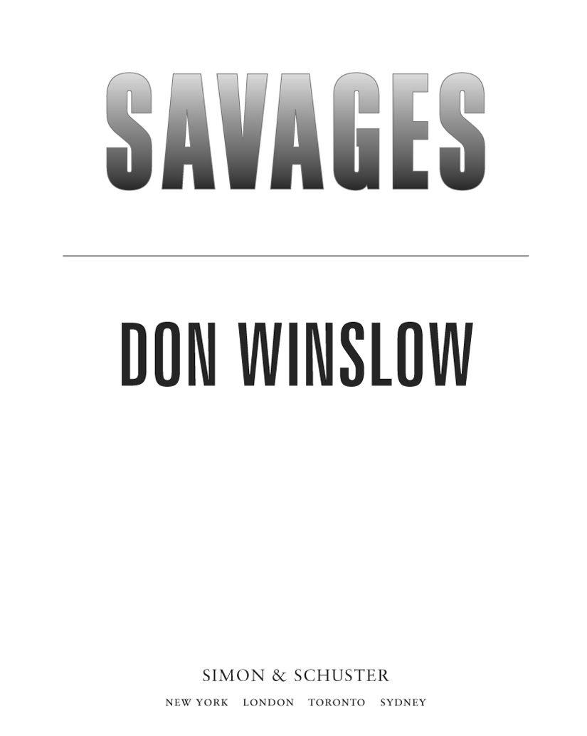Winslow, Don - Savages