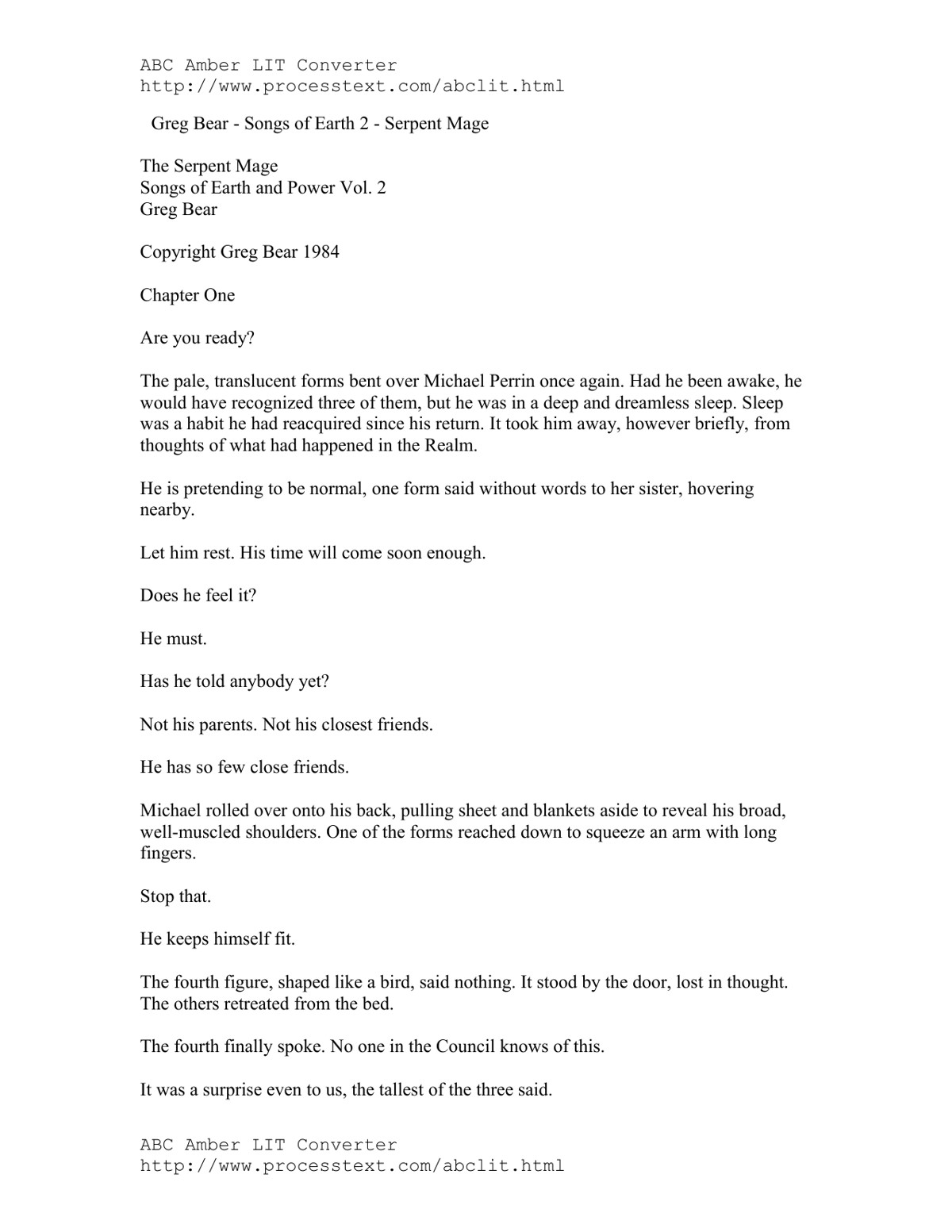 Bear, Greg - Songs of Earth & Power 02