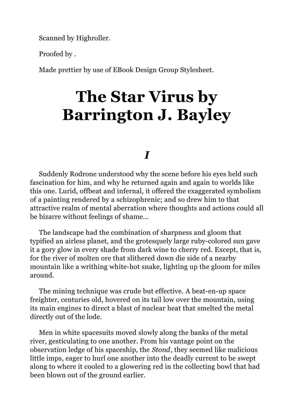 Bayley, Barrington J. - The Star Virus