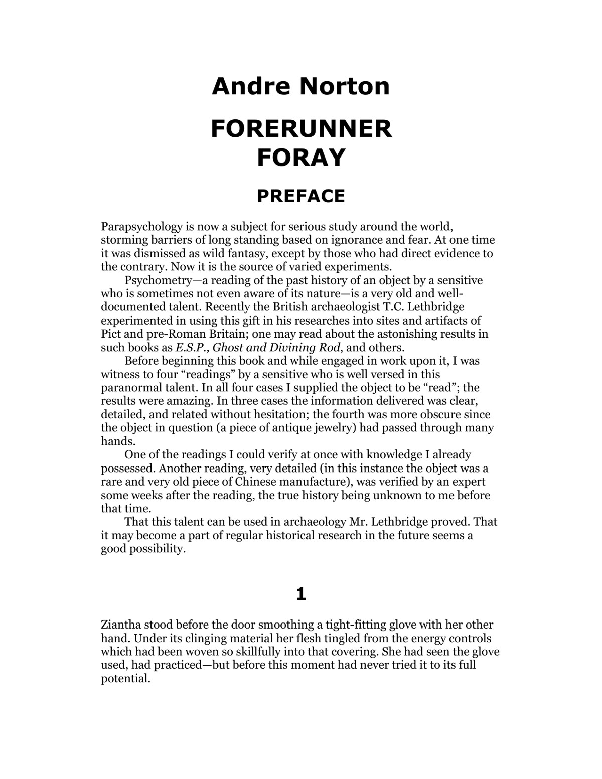 Norton, Andre - Forerunner 03