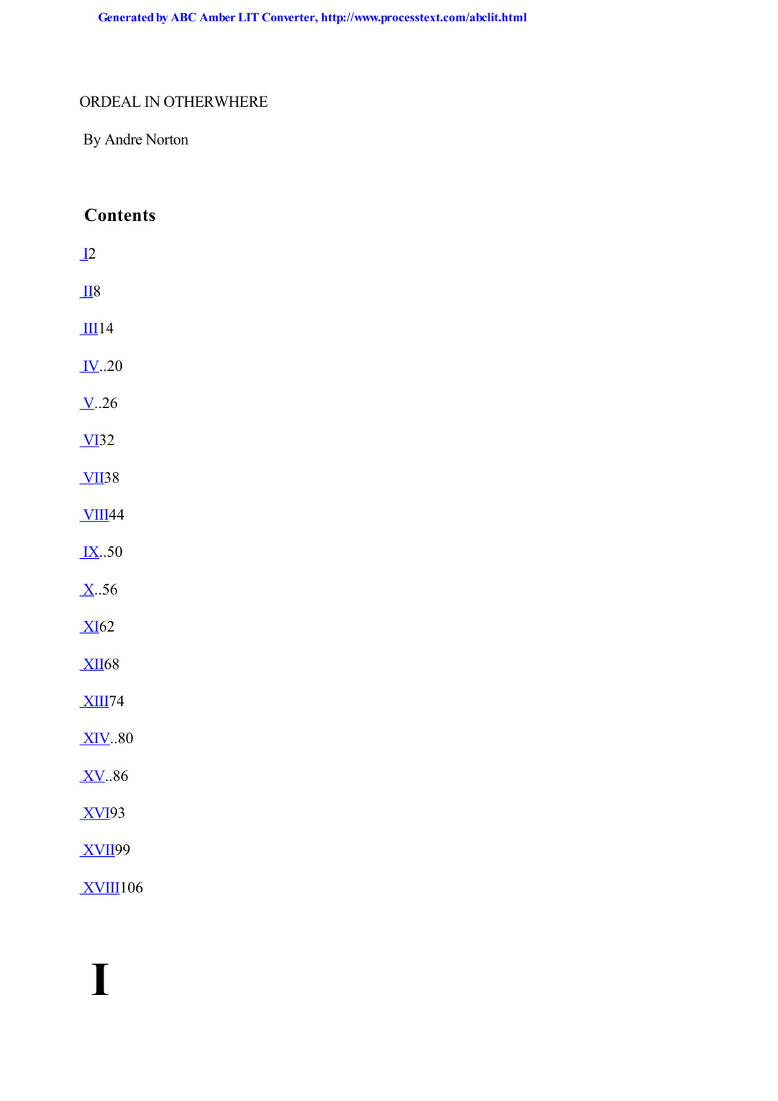 Norton, Andre - Forerunner 02