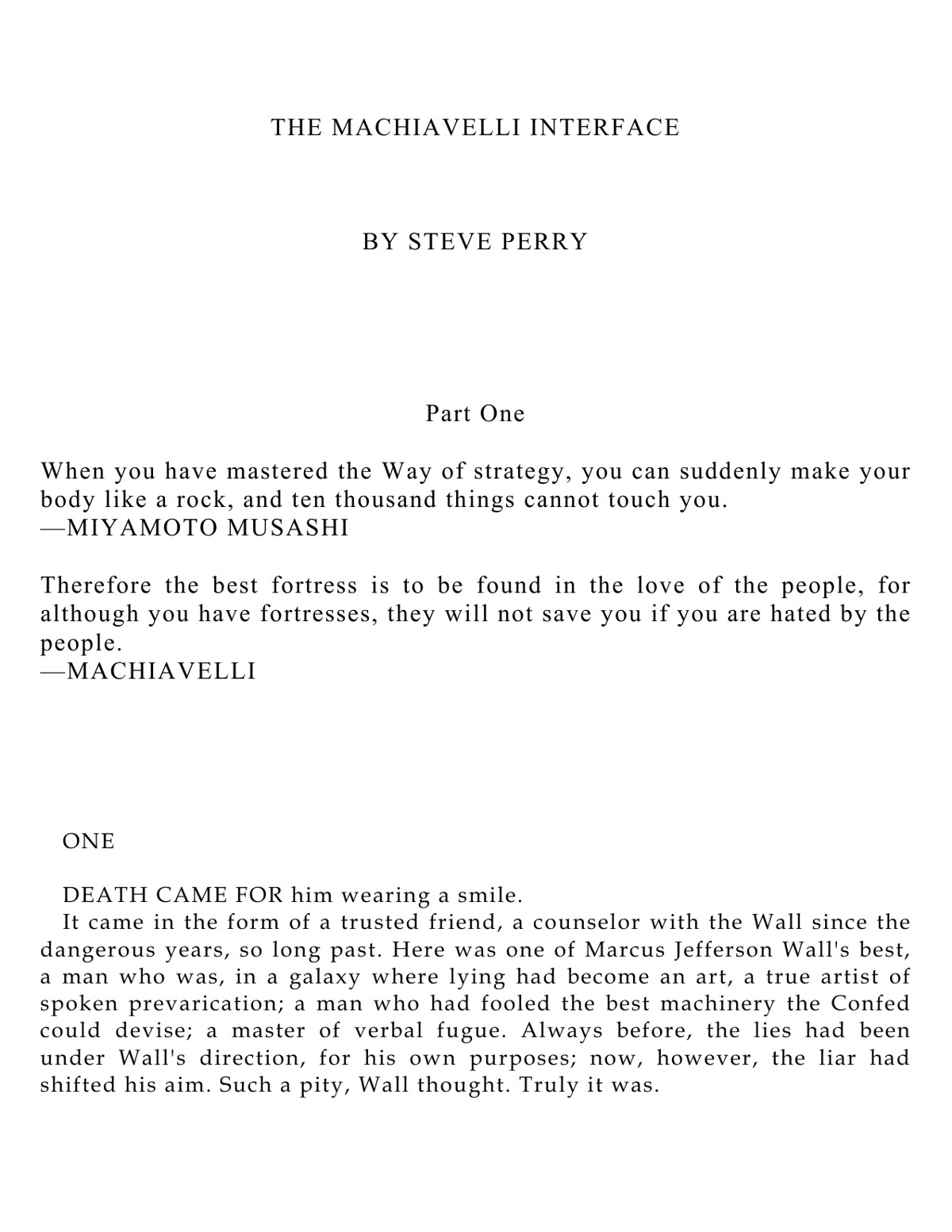 Perry, Steve - Matador 03 - The Machiavelli Interface