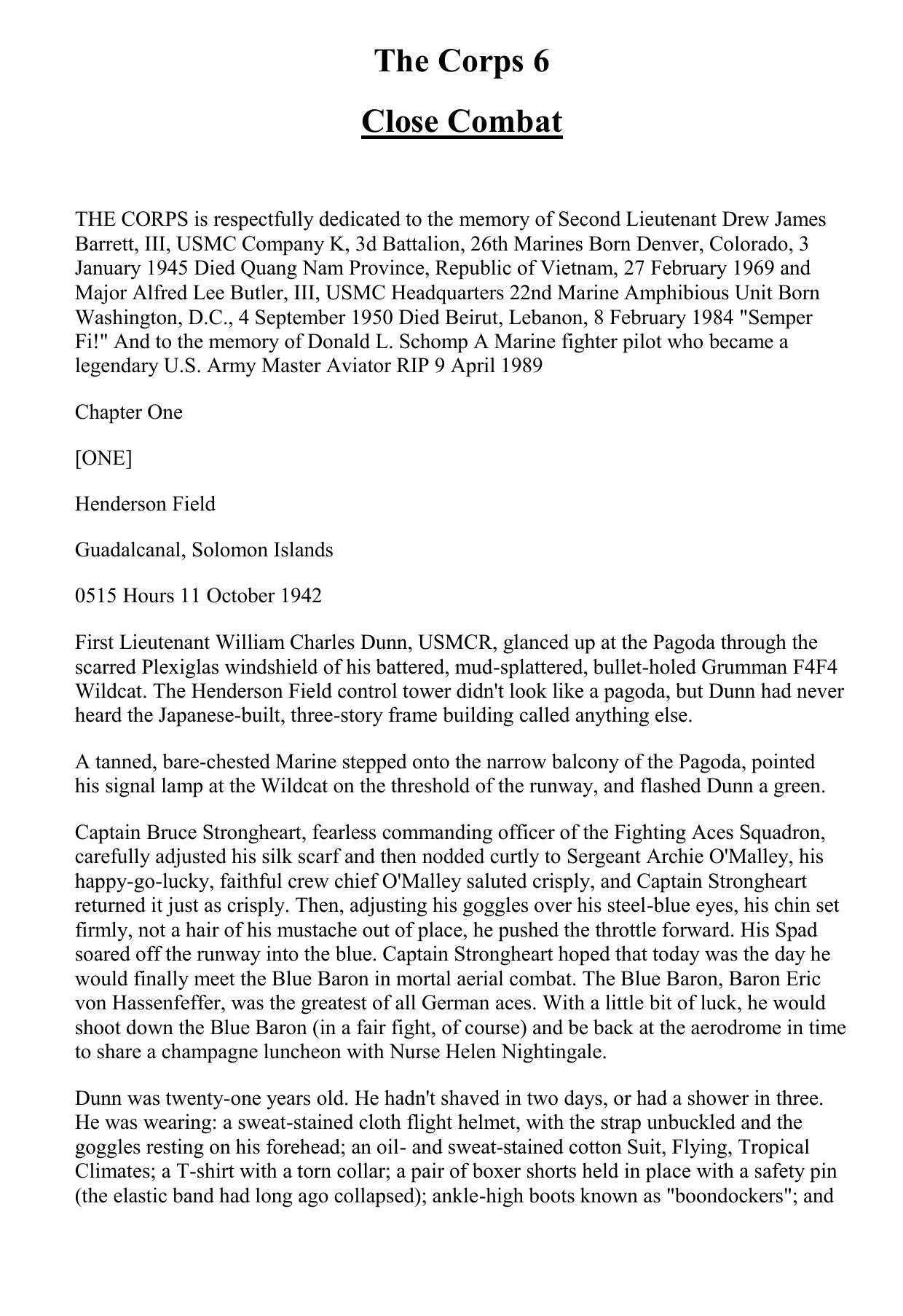 Griffin, W.E.B. - The Corps 06 - Close Combat