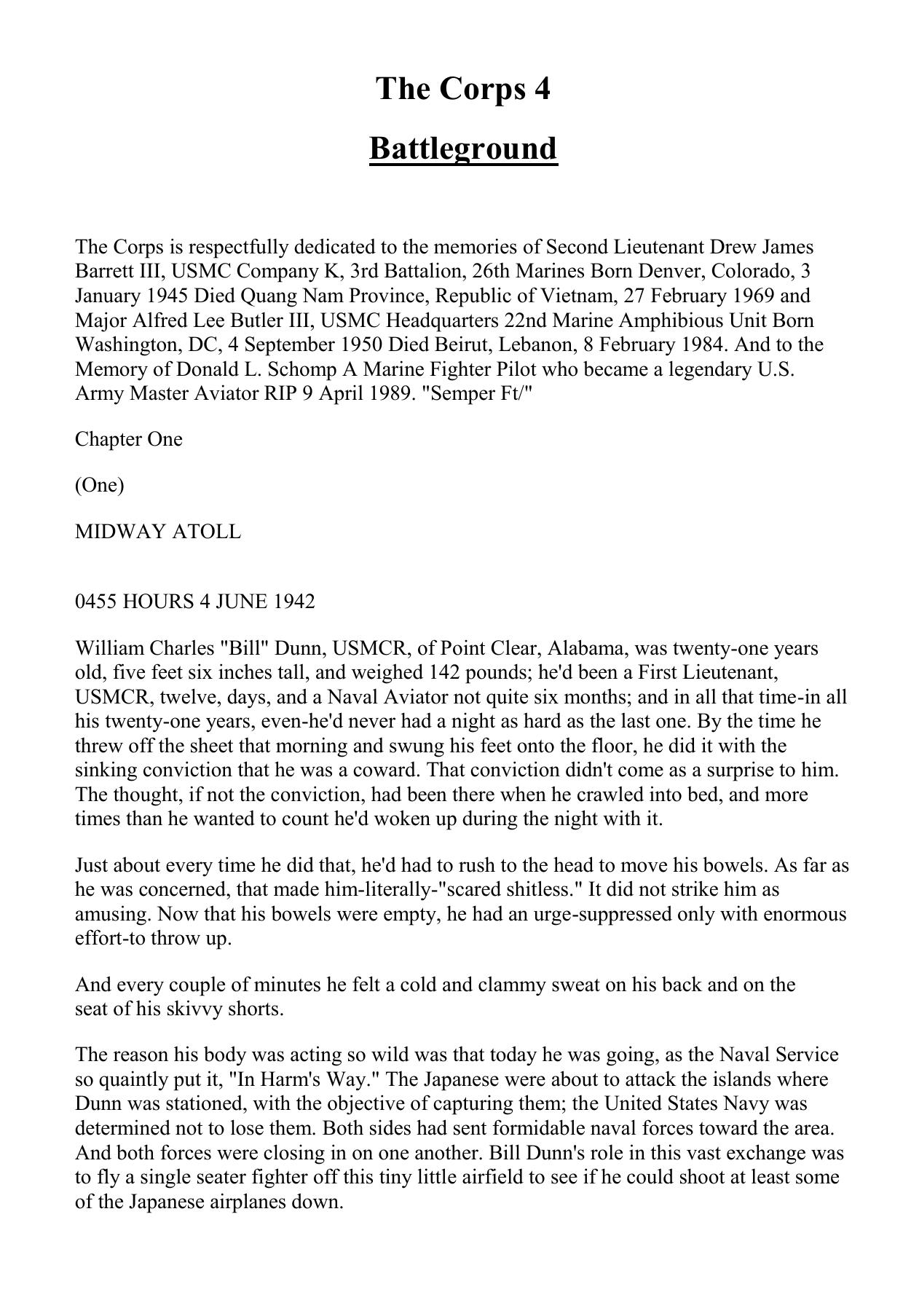 Griffin, W.E.B. - The Corps 04 - Battleground