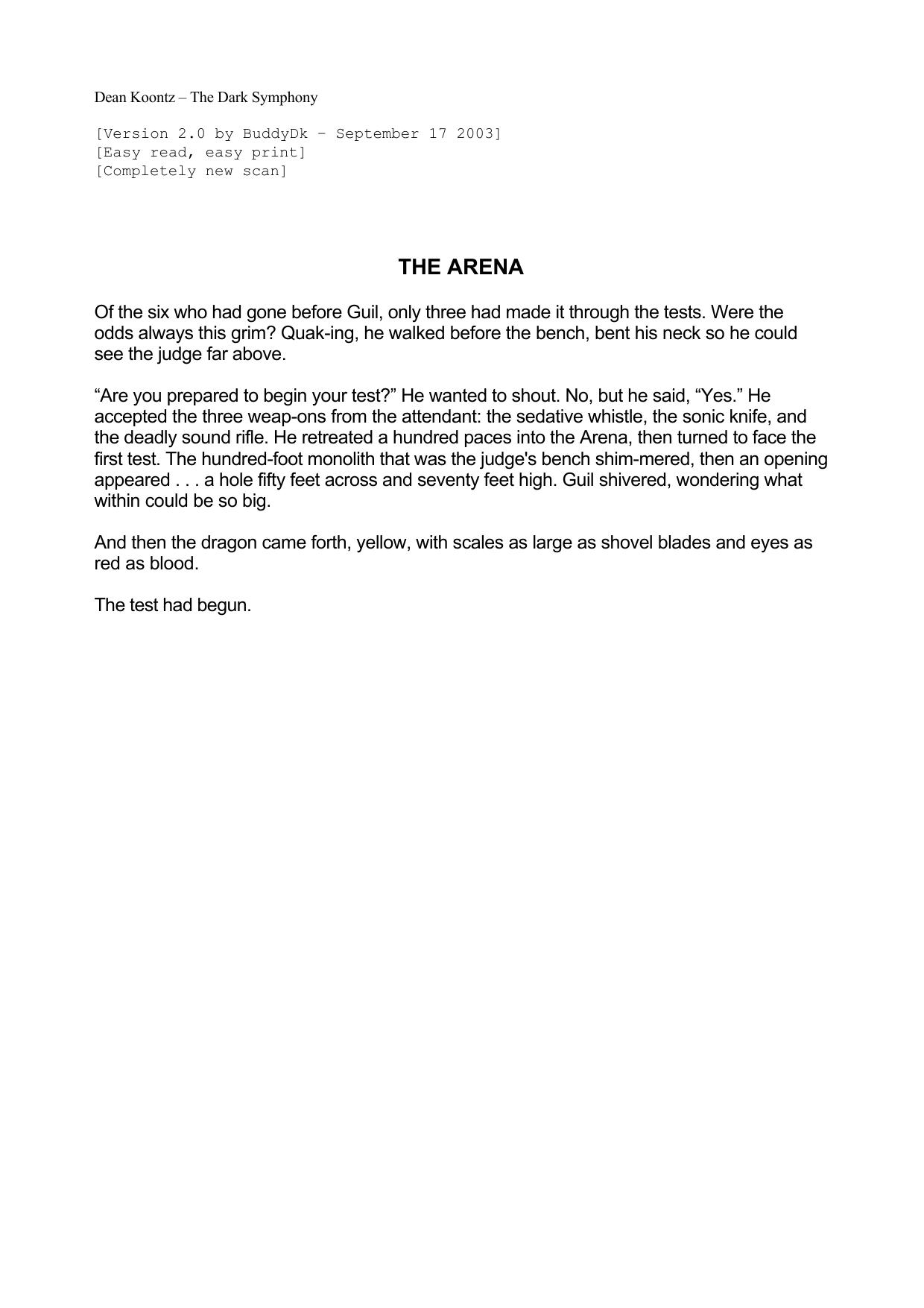 Koontz, Dean - Dark Symphony