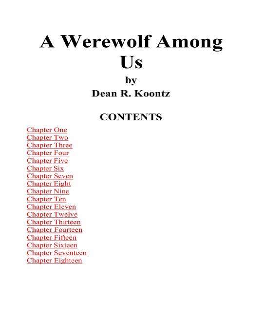 Koontz, Dean - A Wherewolf Among Us