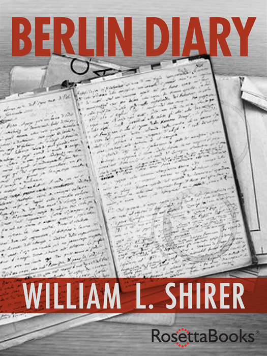 Shirer, William L - Berlin Diary