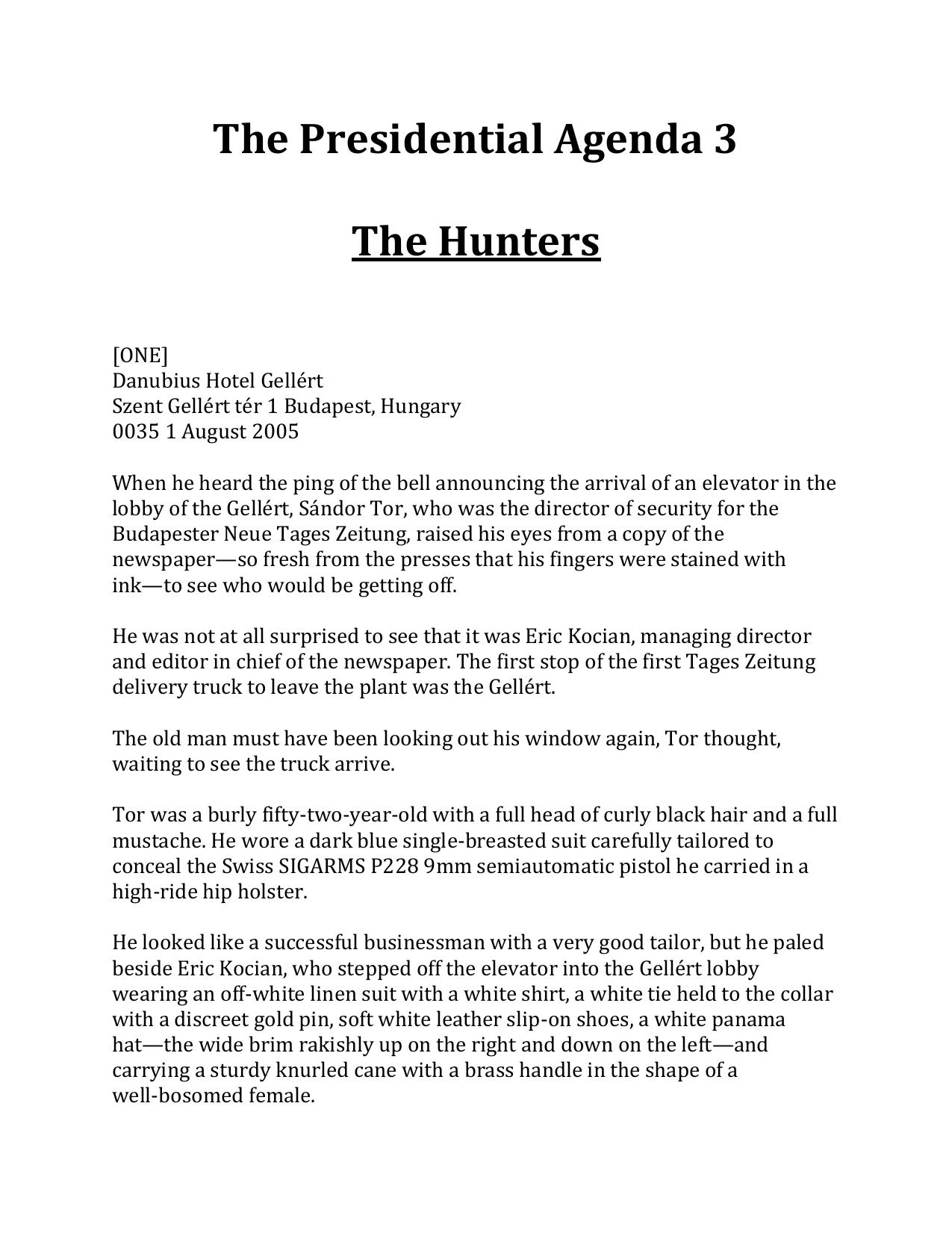 Griffin, W.E.B. - The Presidential Agenda 03 - The Hunters