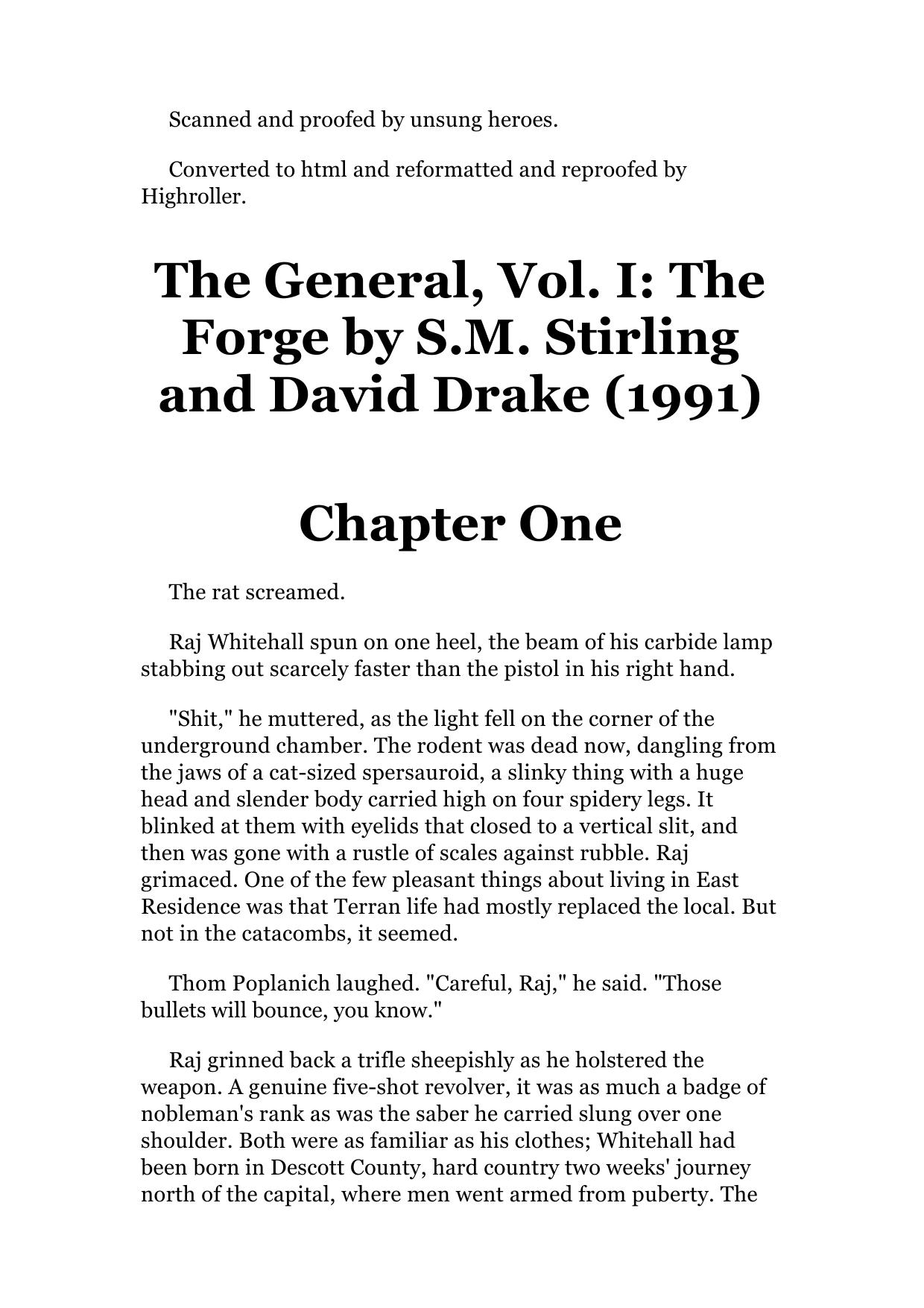 S. M. Stirling - The General 01 - The Forge