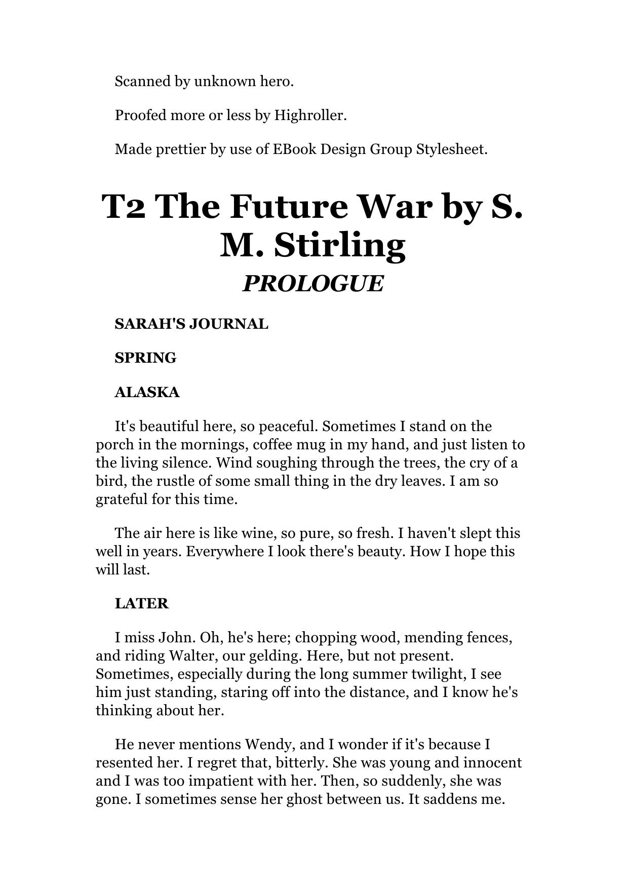 S. M. Stirling - Terminator 03 - The Future War