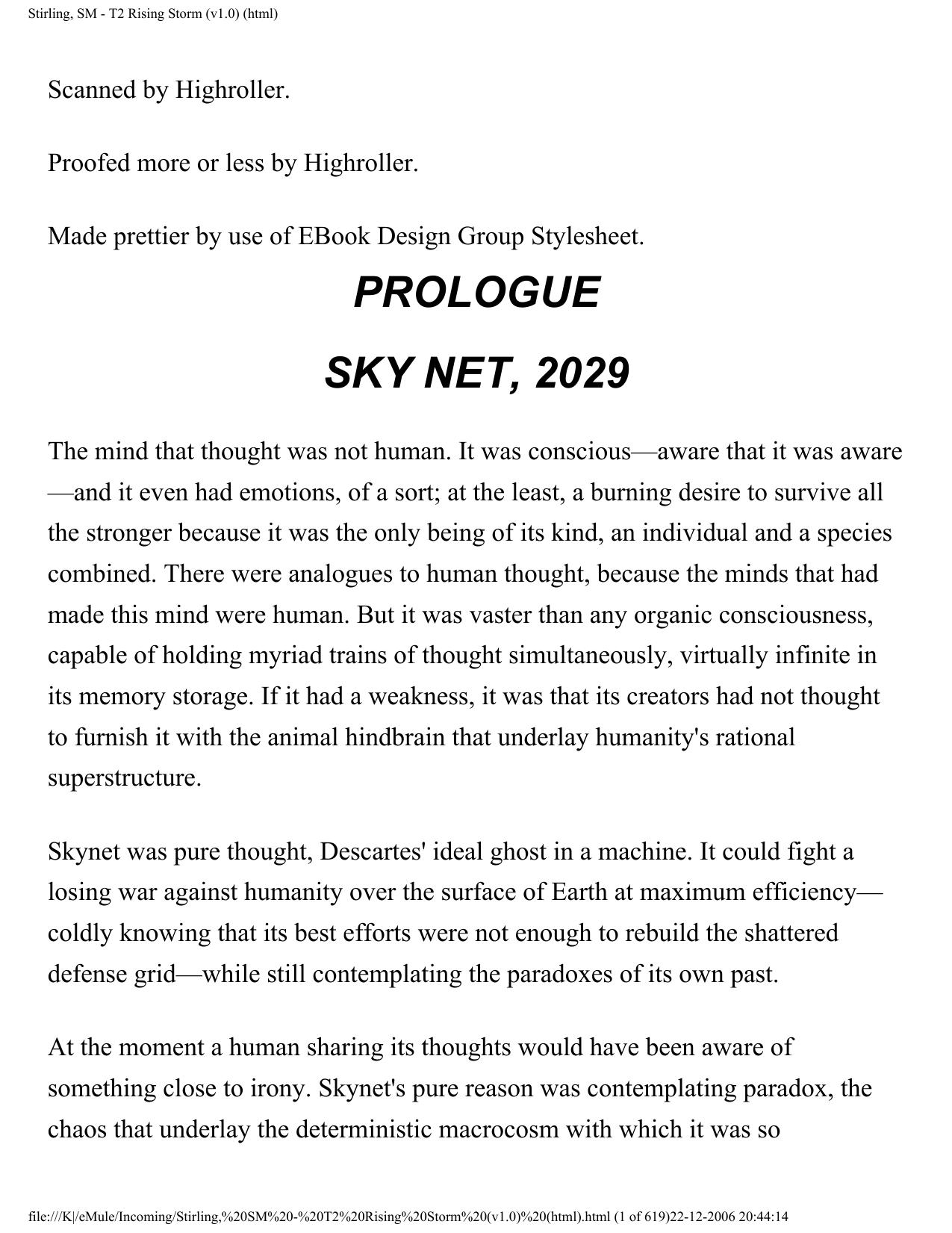 S. M. Stirling - Terminator 02 - Rising Storm