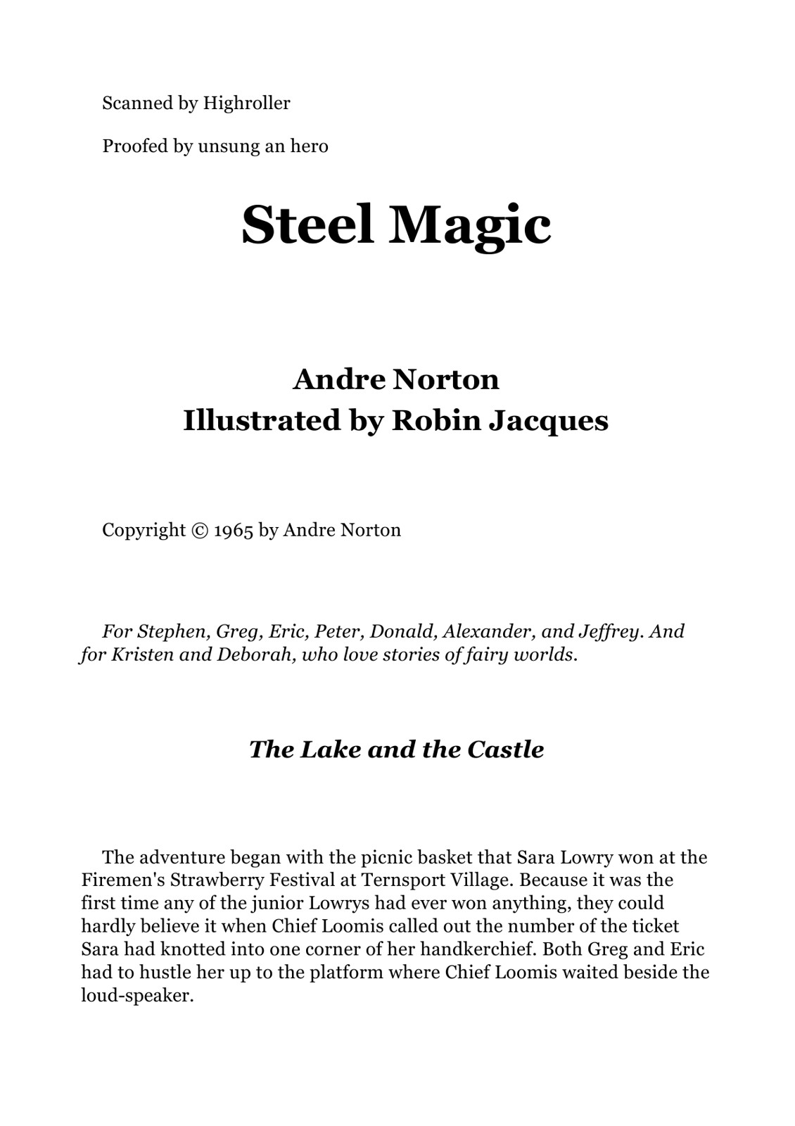 Norton, Andre - The Magic Books 01
